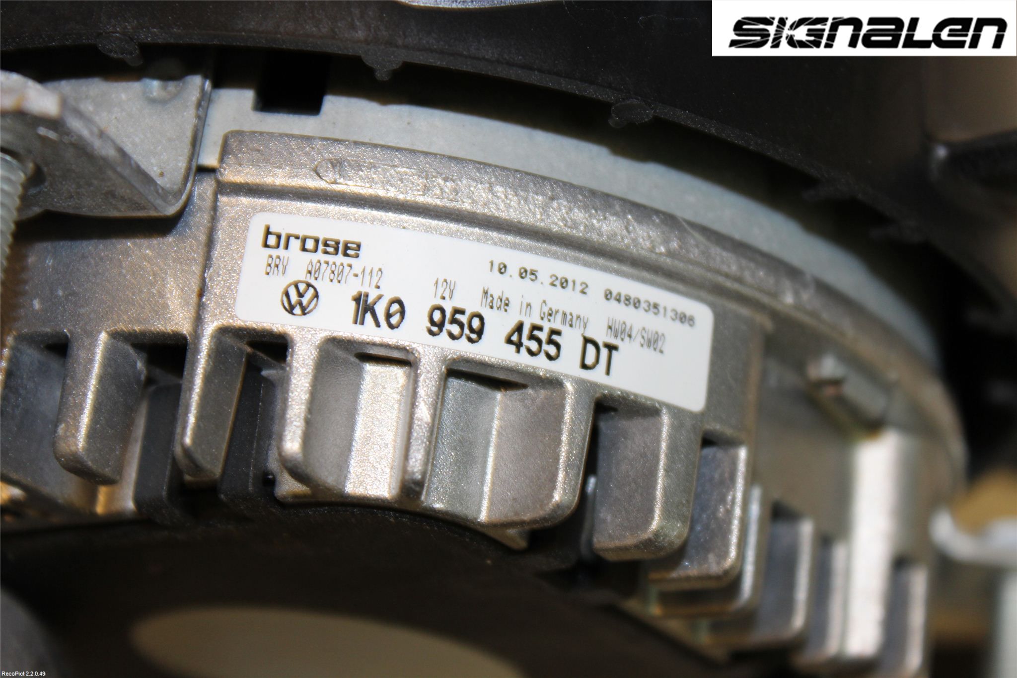 Volkswagen VW PASSAT 11-14 Kylfläkt El