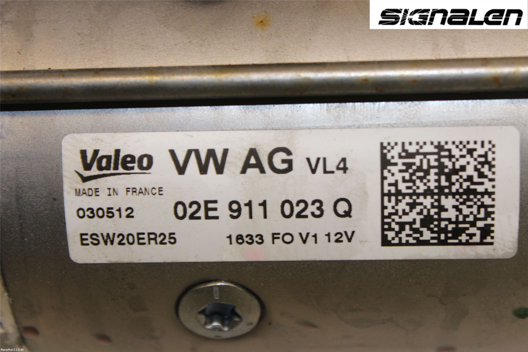 Volkswagen VW PASSAT 11-14 Startmotor Diesel