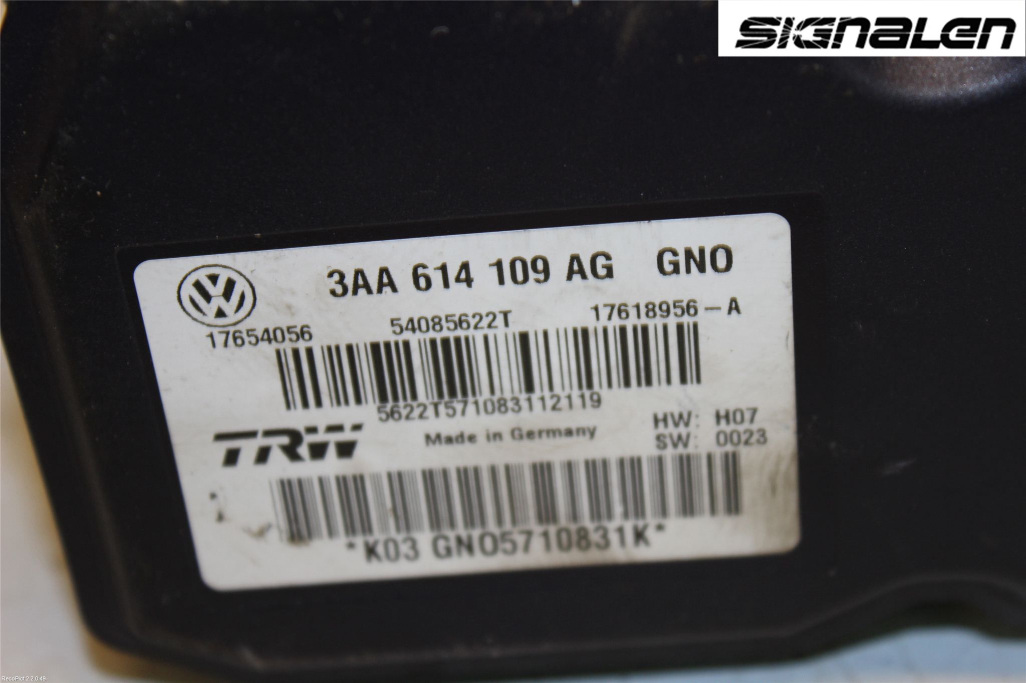 Volkswagen VW PASSAT 11-14 Abs Hydraulaggregat