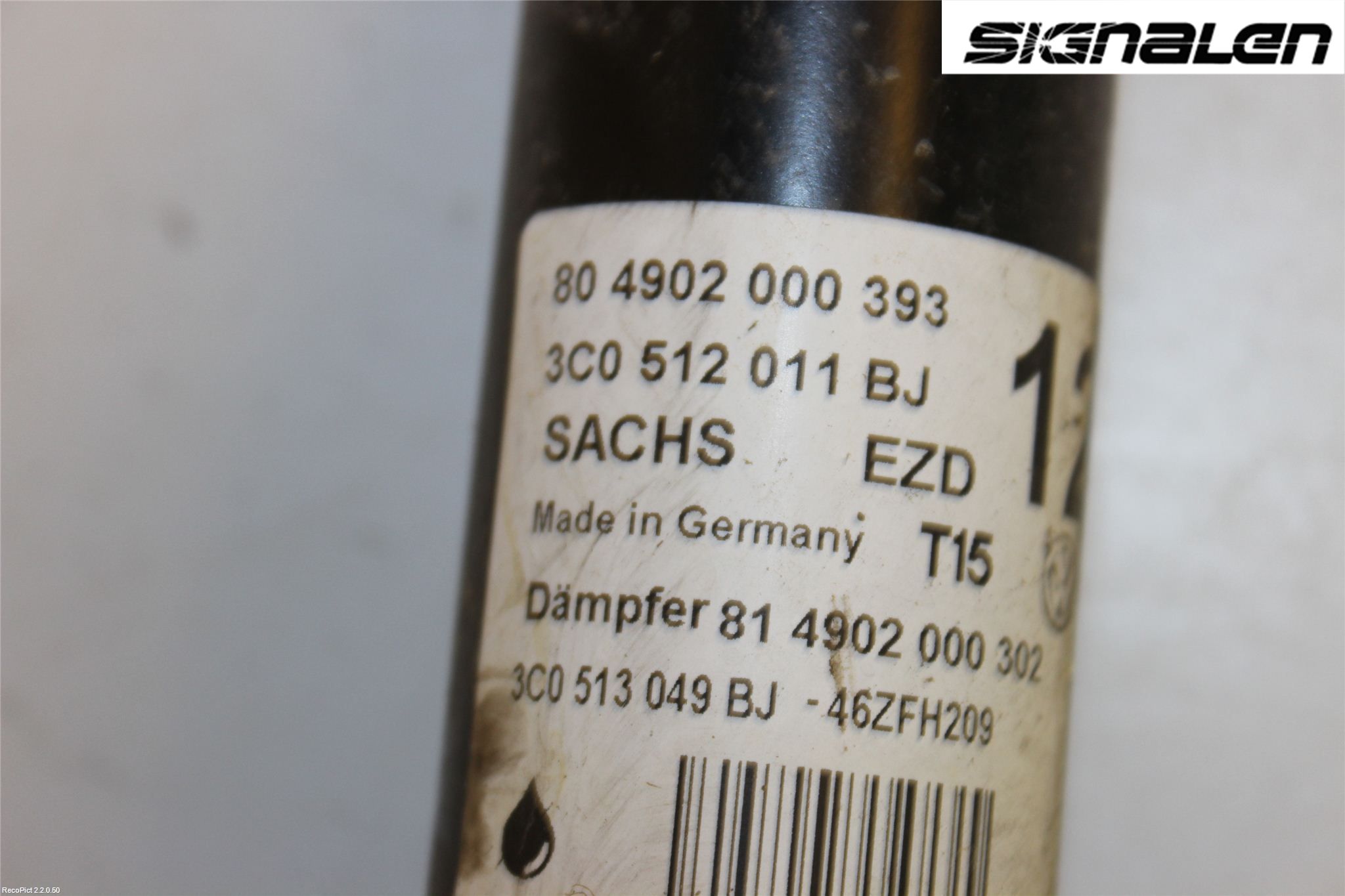 Volkswagen VW PASSAT 11-14 Stötdämpare Bak