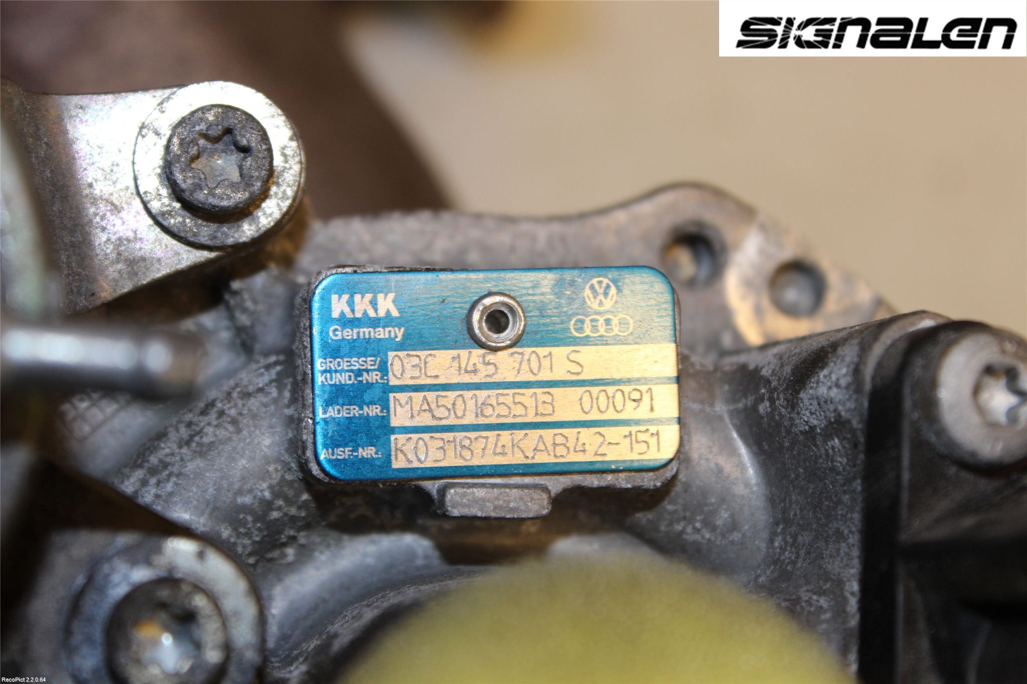 Volkswagen VW PASSAT 05-11 Turboaggregat