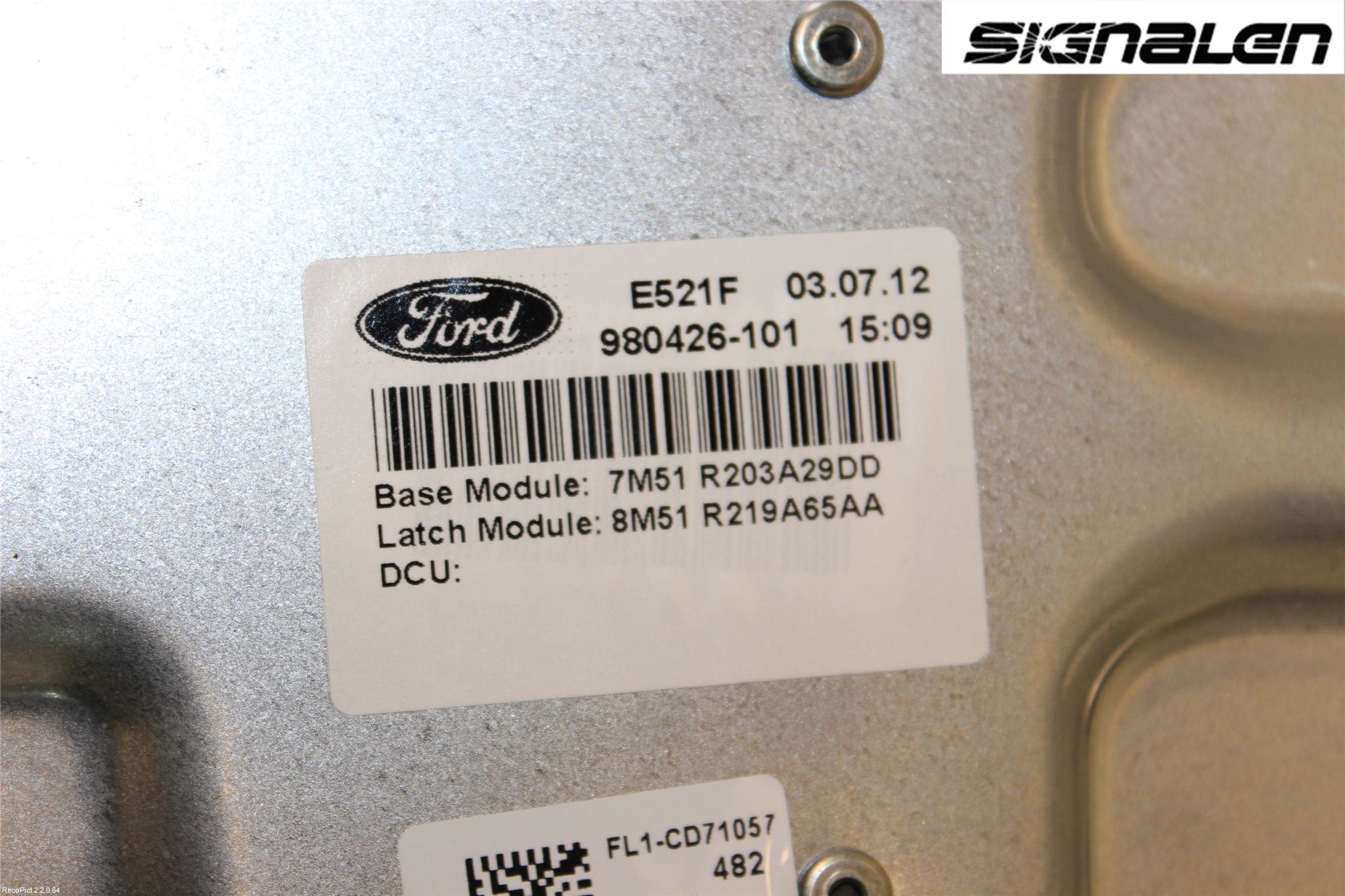 Ford KUGA 08-12 Fönsterhissmekanism