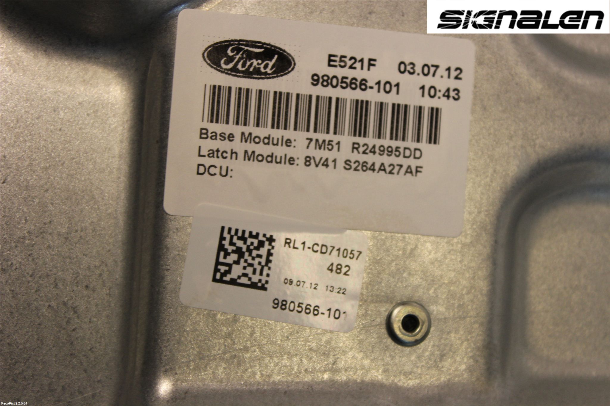 Ford KUGA 08-12 Fönsterhissmekanism
