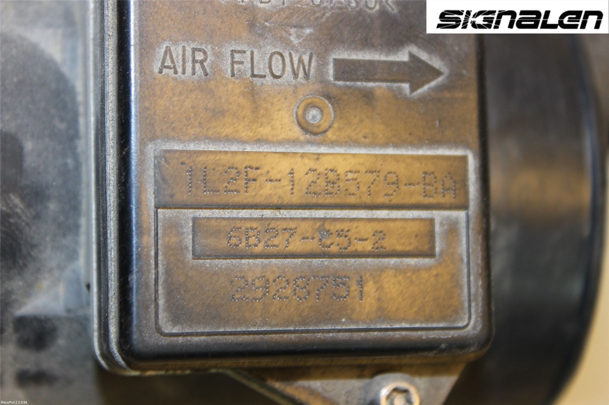 Ford MAVERICK Injluftmassamätare