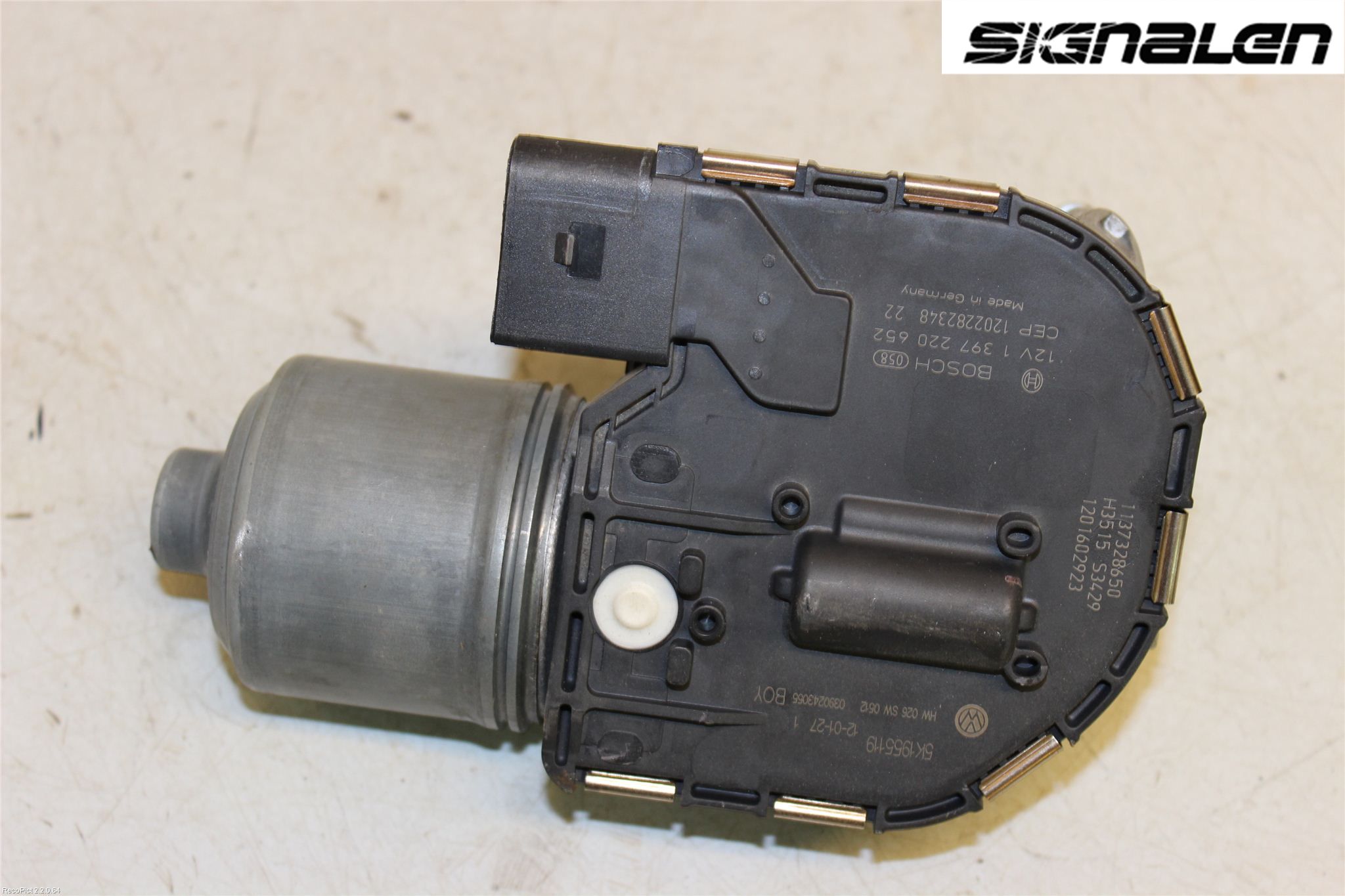 Volkswagen VW GOLF VI 09-13 Torkarmotor Vindruta