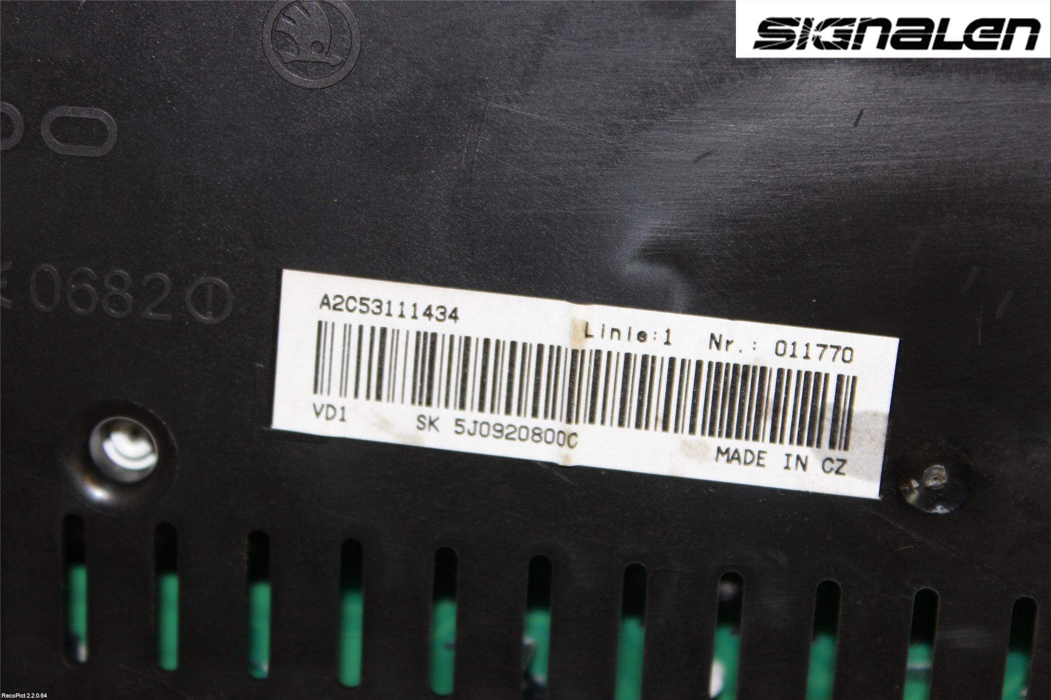 Skoda PRAKTIK Instrument Komb