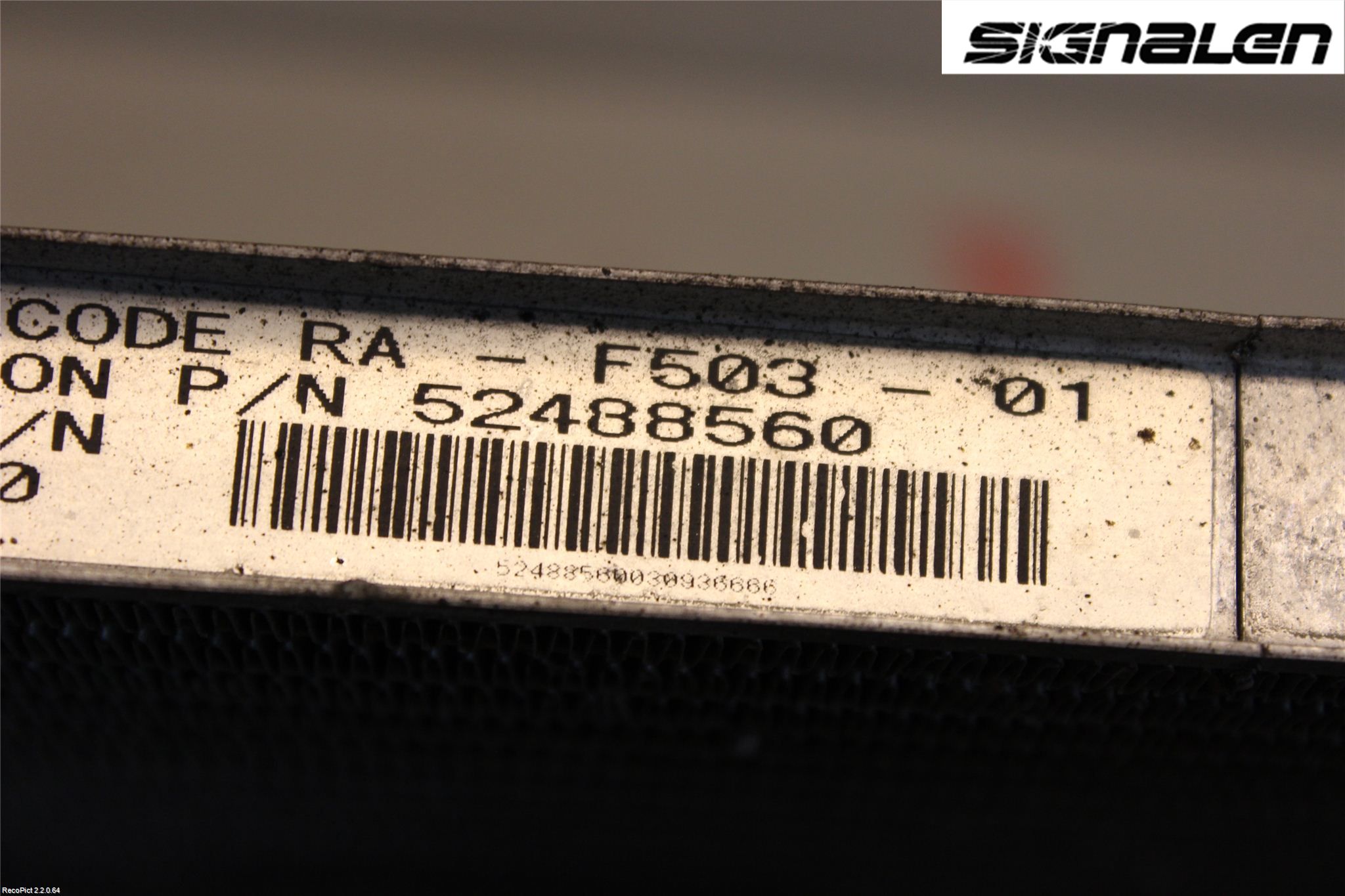 Saab 9-5     06-10 Kylare Man