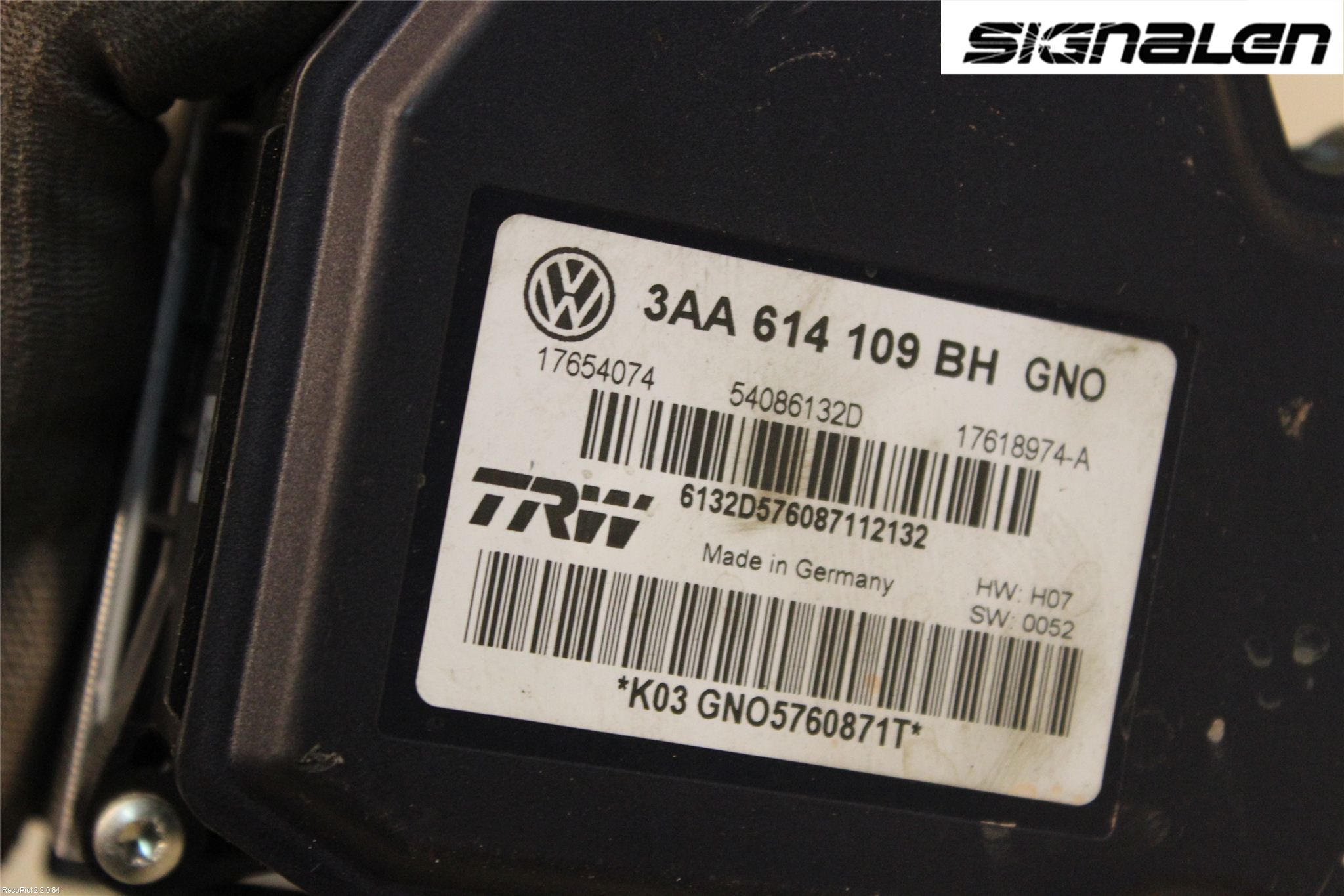 Volkswagen VW PASSAT 11-14 Abs Hydraulaggregat