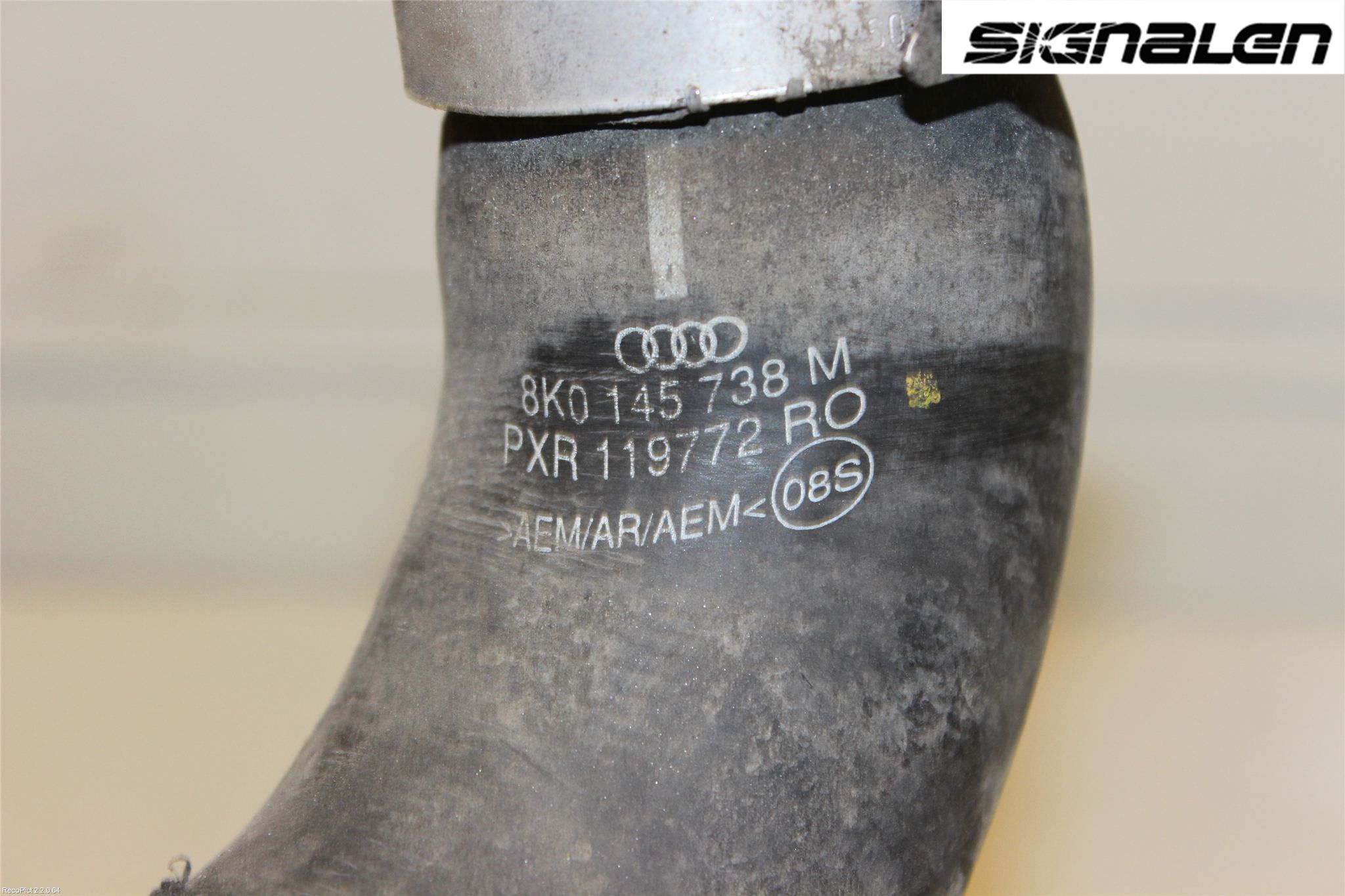 Audi A4 ALLROAD 09-16 Laddluft-Intercoolerrör