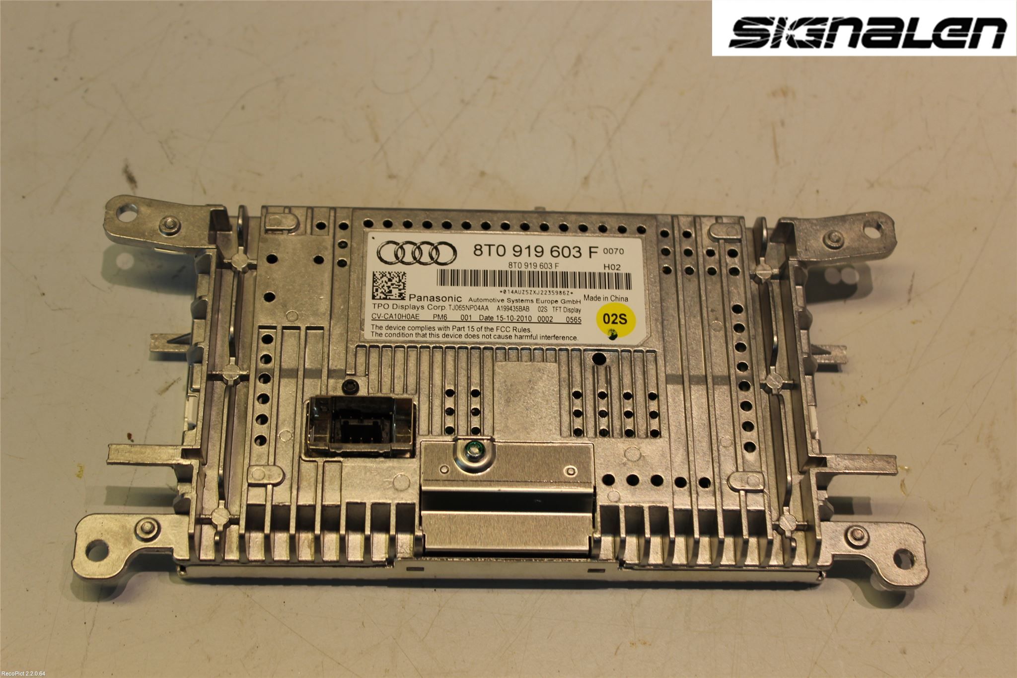 Audi A4/S4 08-11 Multifunktionsdisplay