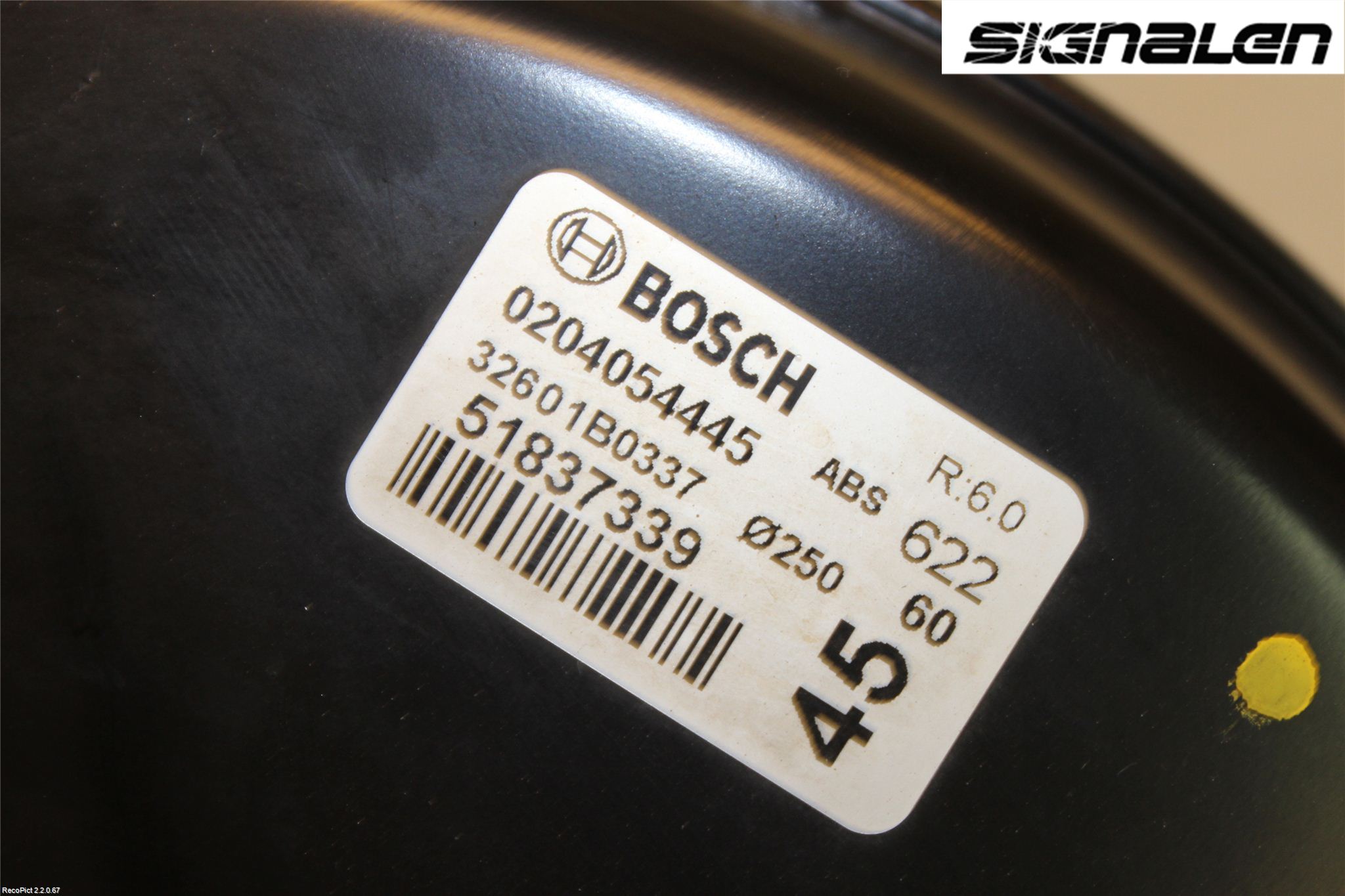 Citroen NEMO Bromsservo