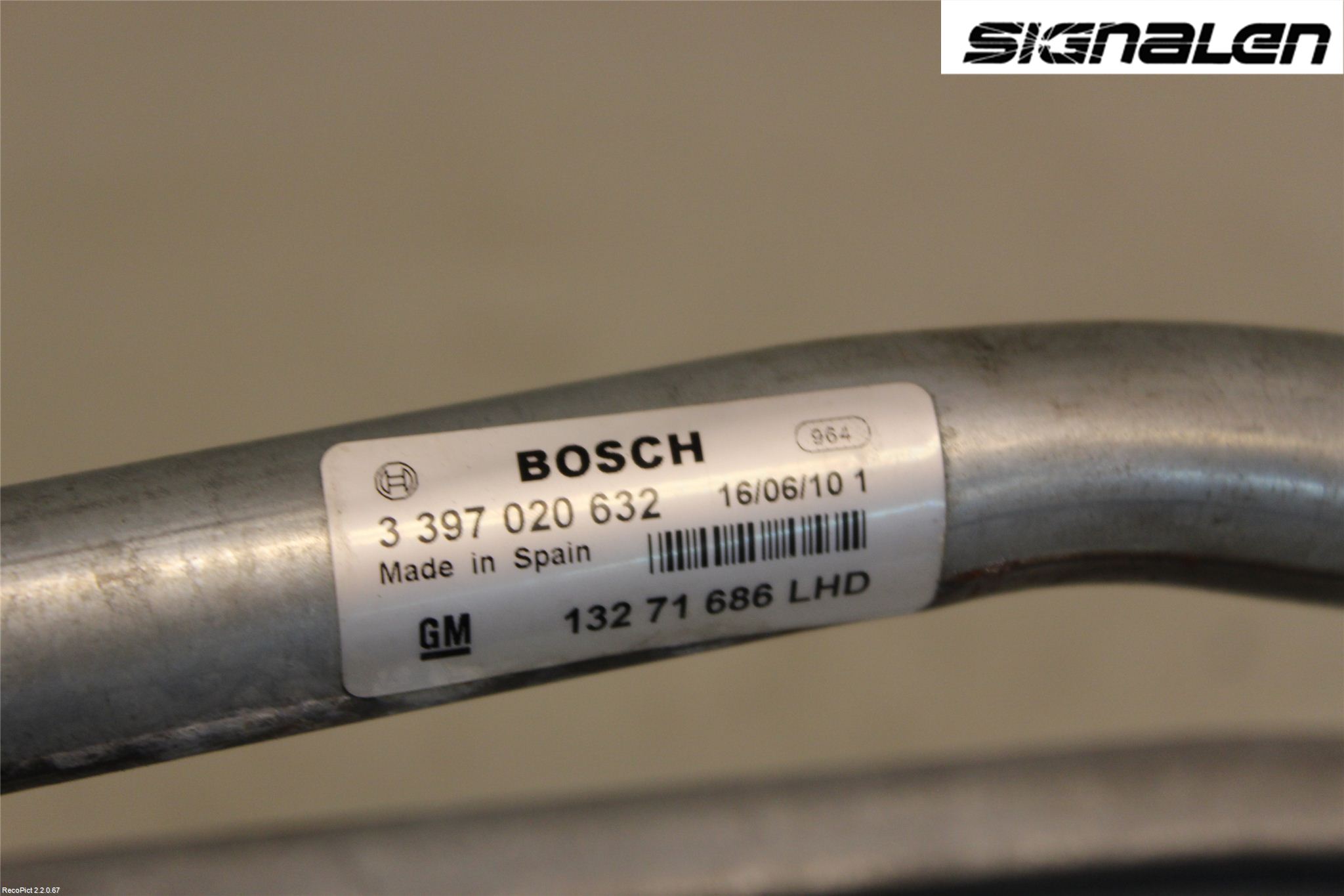 Opel ASTRA H 04-12 Torkarmekanism Vindruta