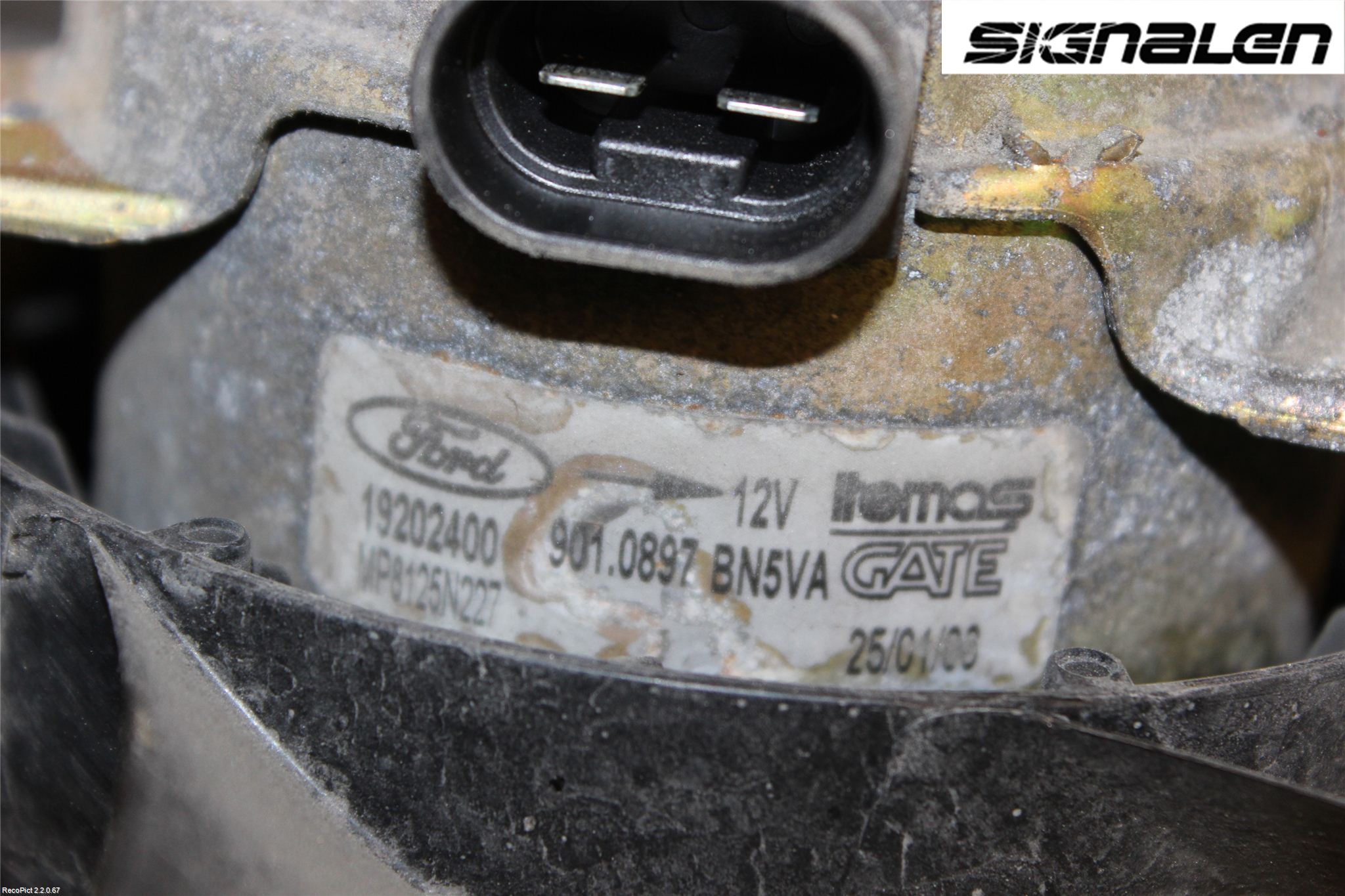 Ford TRANSIT CONNECT 03-08 Kylfläkt El