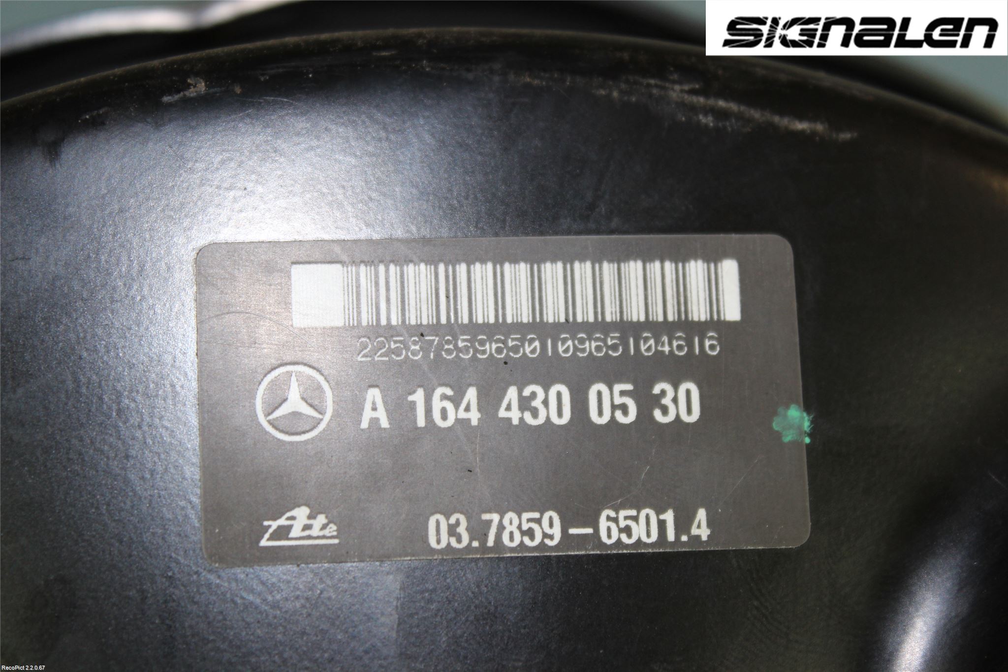 Mercedes-Benz MB ML (W164) 05-11 Bromsservo