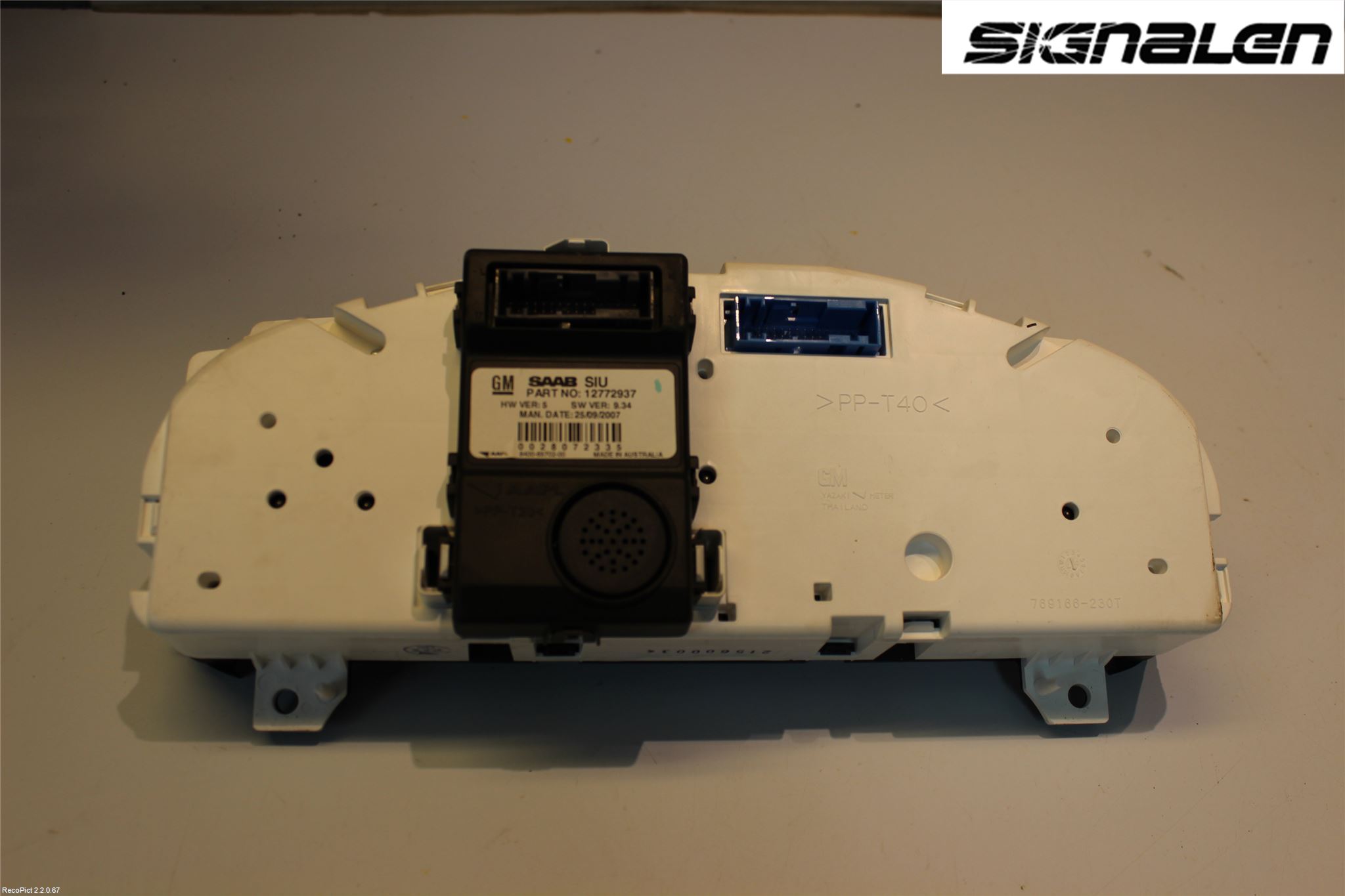 Saab 9-5     06-10 Instrument Komb