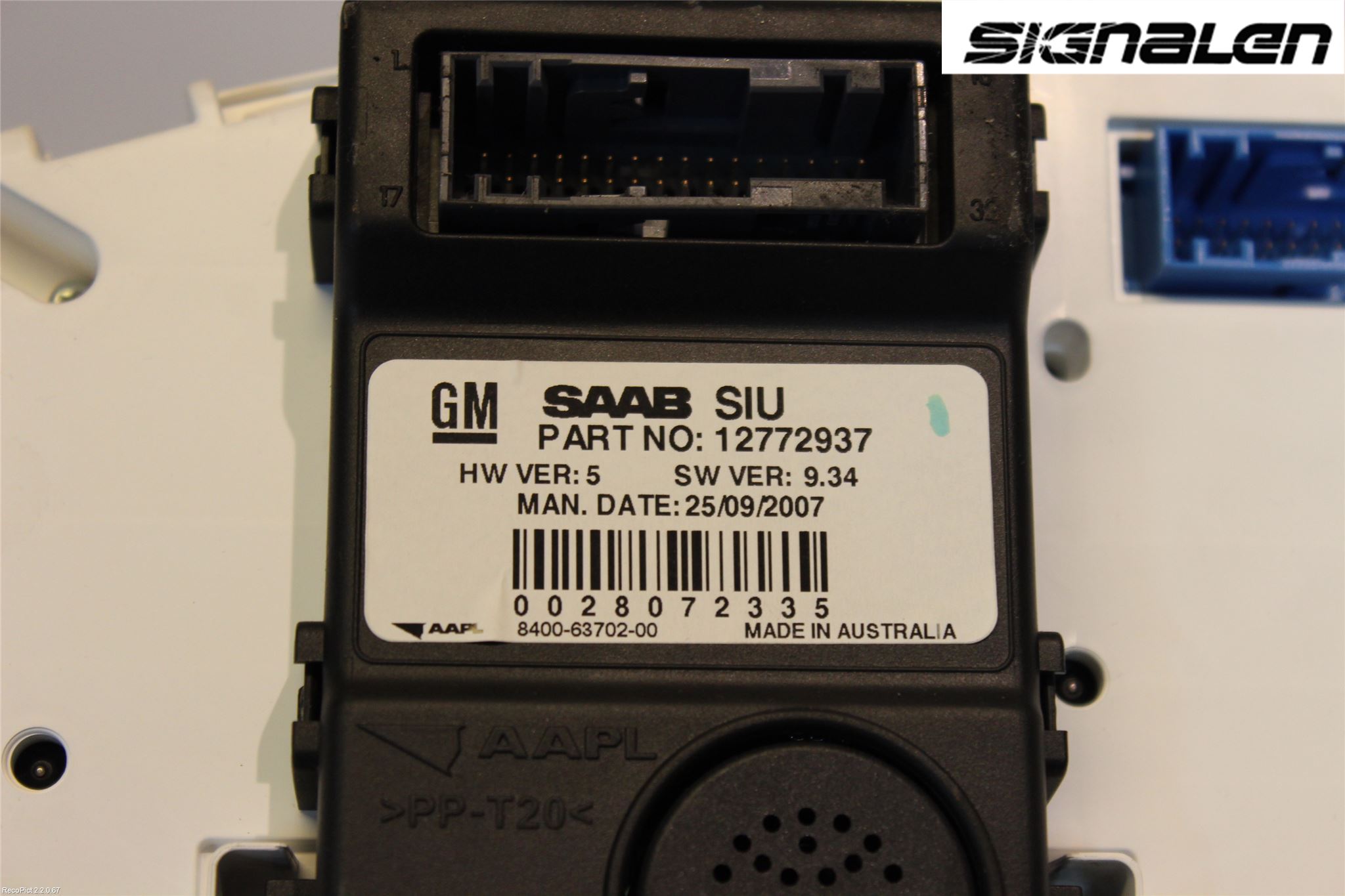 Saab 9-5     06-10 Instrument Komb