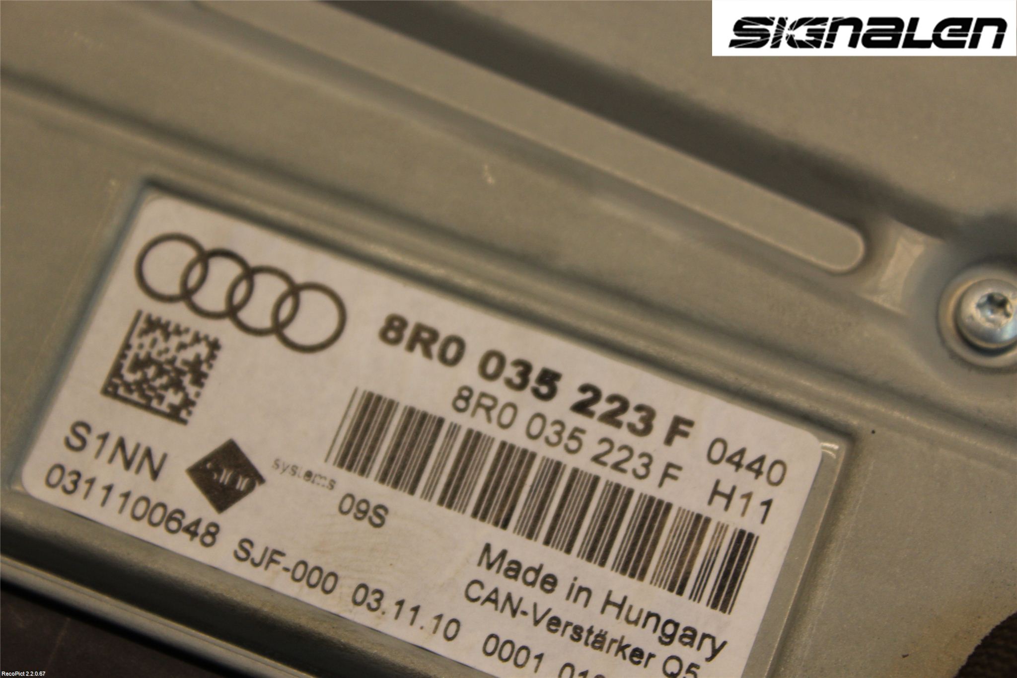 Audi A4 ALLROAD 09-16 Radio-Stereo Förstärkare