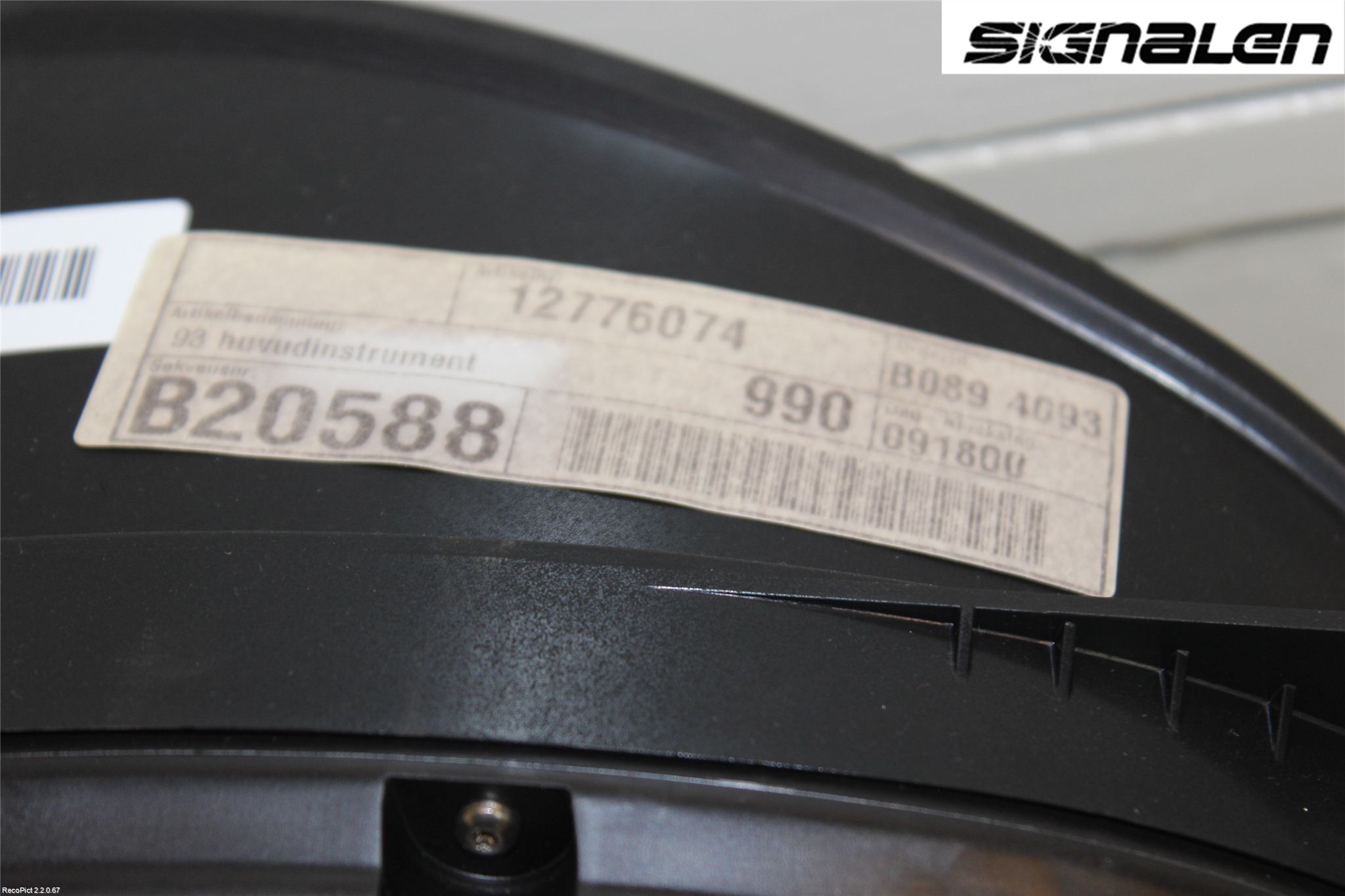 Saab 9-3 VER 2 Instrument Komb