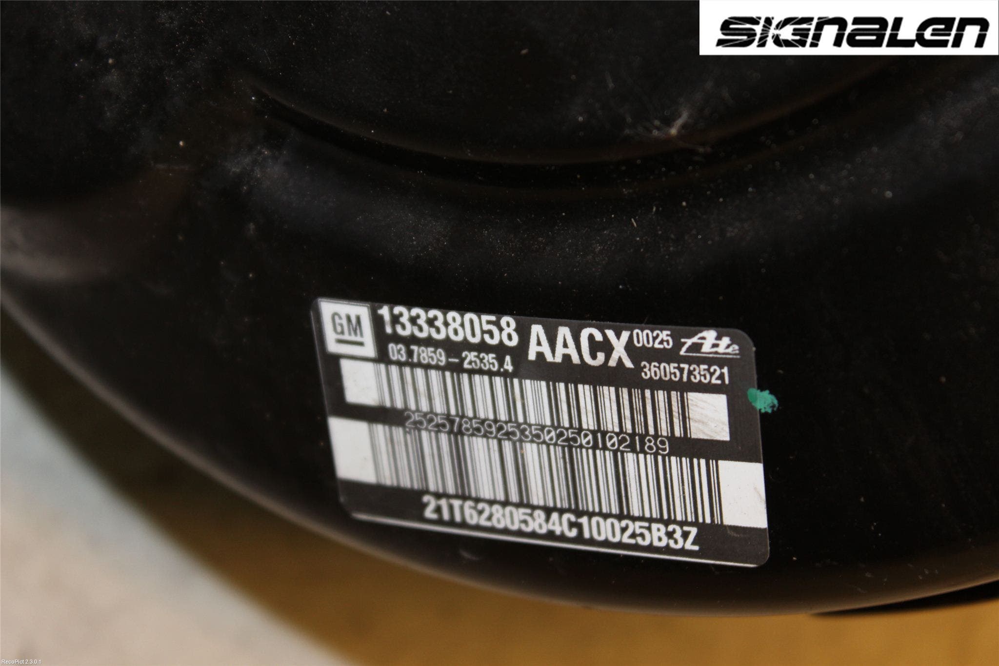 Opel ASTRA J 10-15 Bromsservo