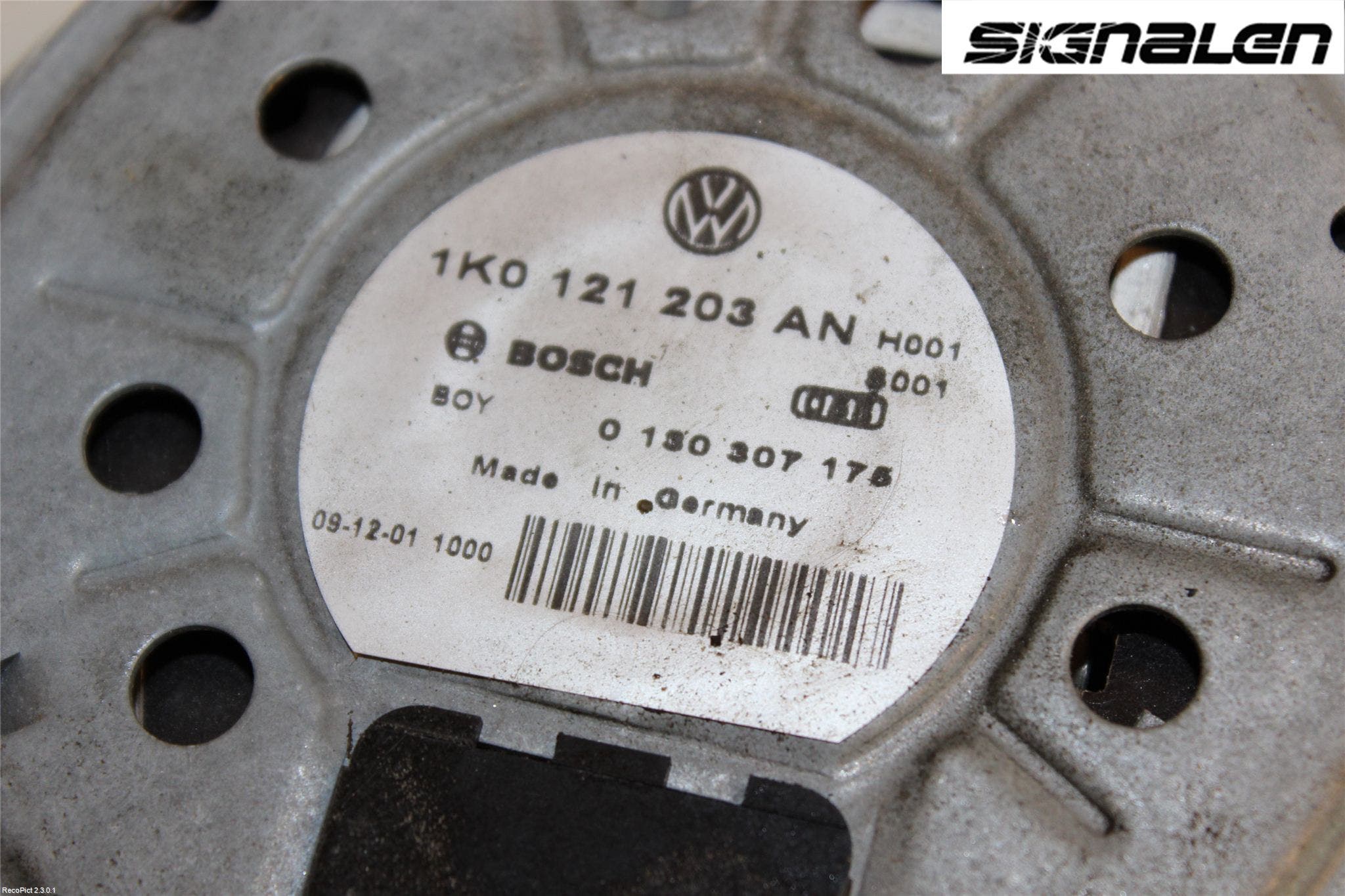 Volkswagen VW GOLF VI 09-13 Kylfläkt El