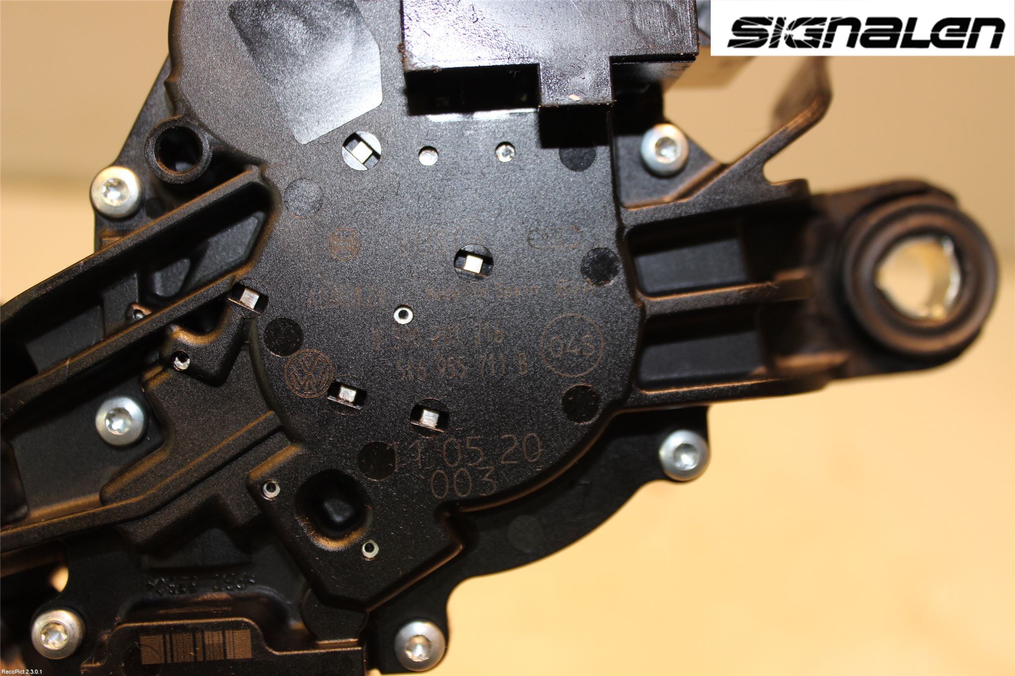 Volkswagen VW GOLF VI 09-13 Torkarmotor Baklucka