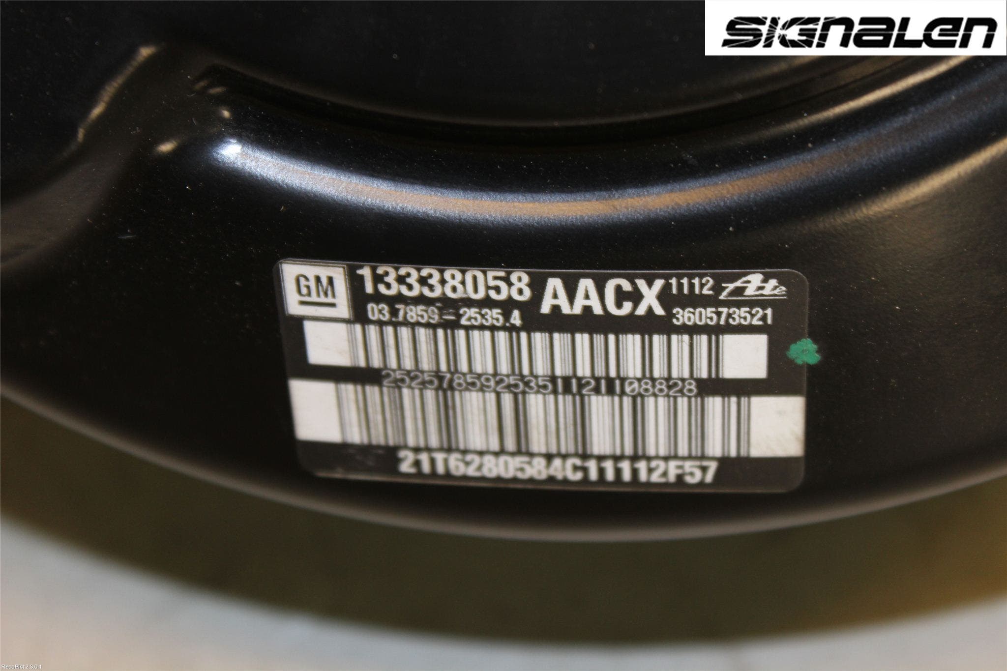 Opel ASTRA J 10-15 Bromsservo