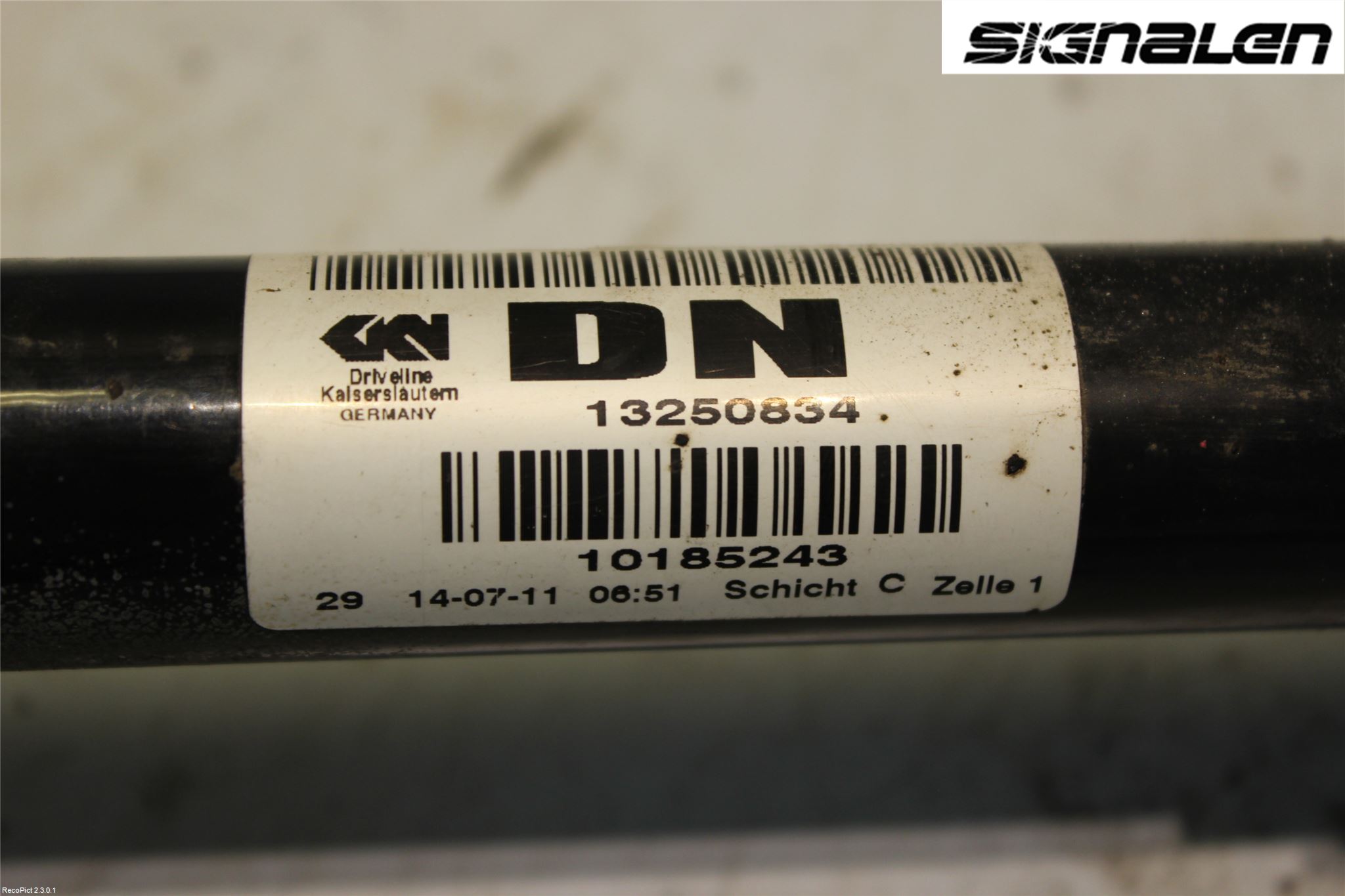 Opel ASTRA J 10-15 Drivaxel Fram Vänster