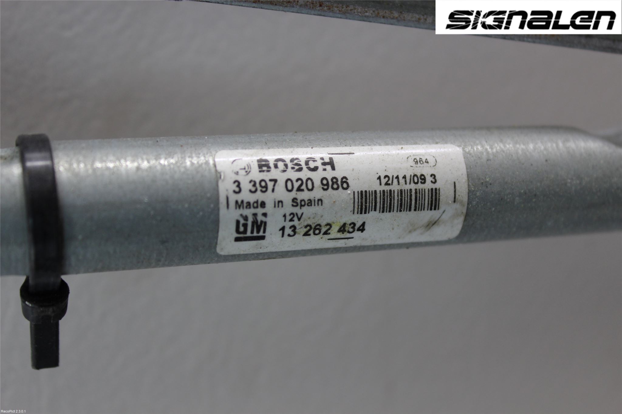 Opel ASTRA J 10-15 Torkarmekanism Vindruta