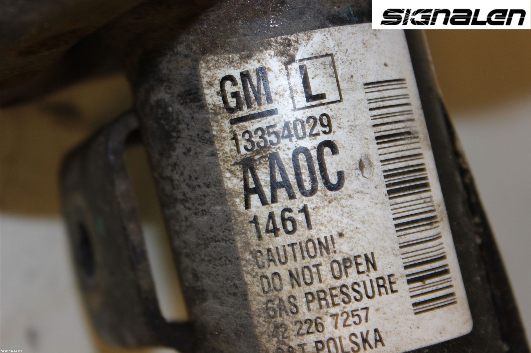 Opel ASTRA J 10-15 Fjäderben Fram Vänster