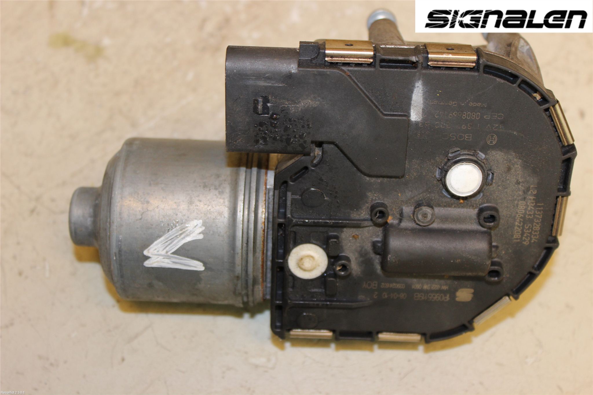 Seat LEON 06-12 Torkarmotor Vindruta