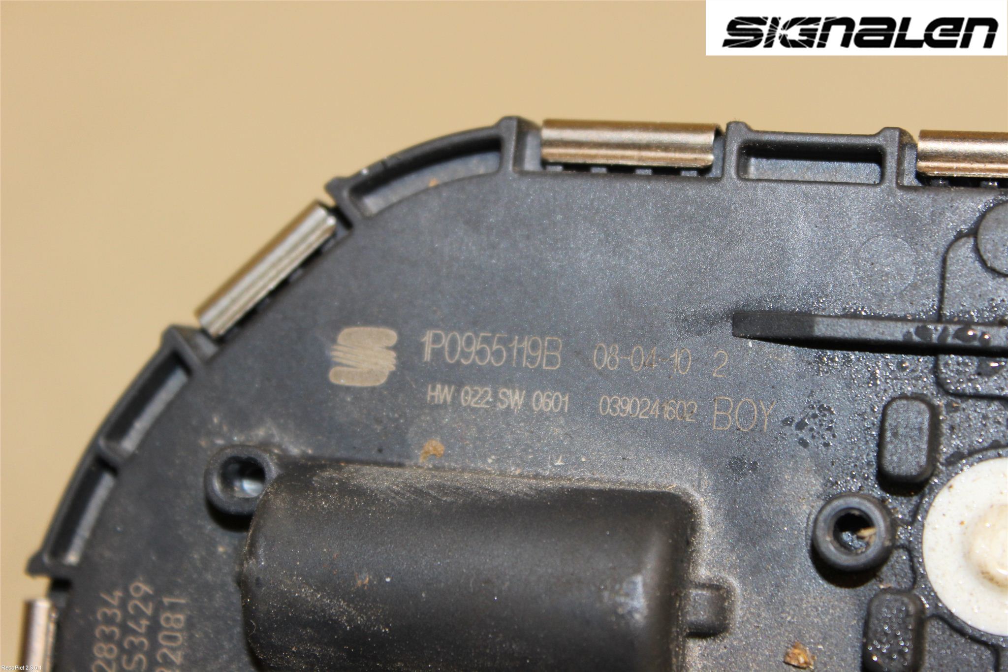 Seat LEON 06-12 Torkarmotor Vindruta