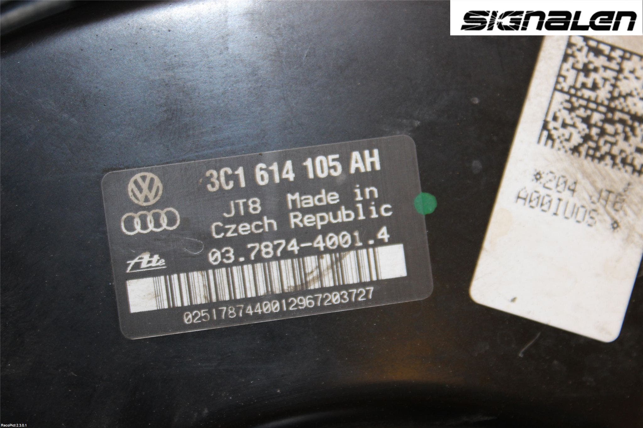 Volkswagen VW PASSAT 05-11 Bromsservo