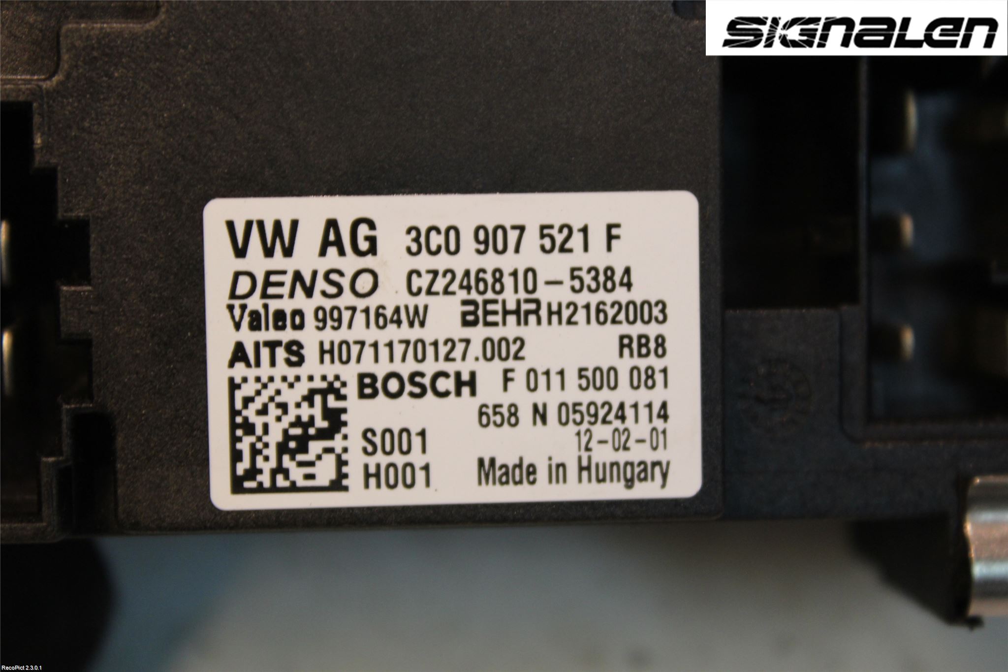 Volkswagen VW TOURAN 10-15 Värmefläktsmotstånd