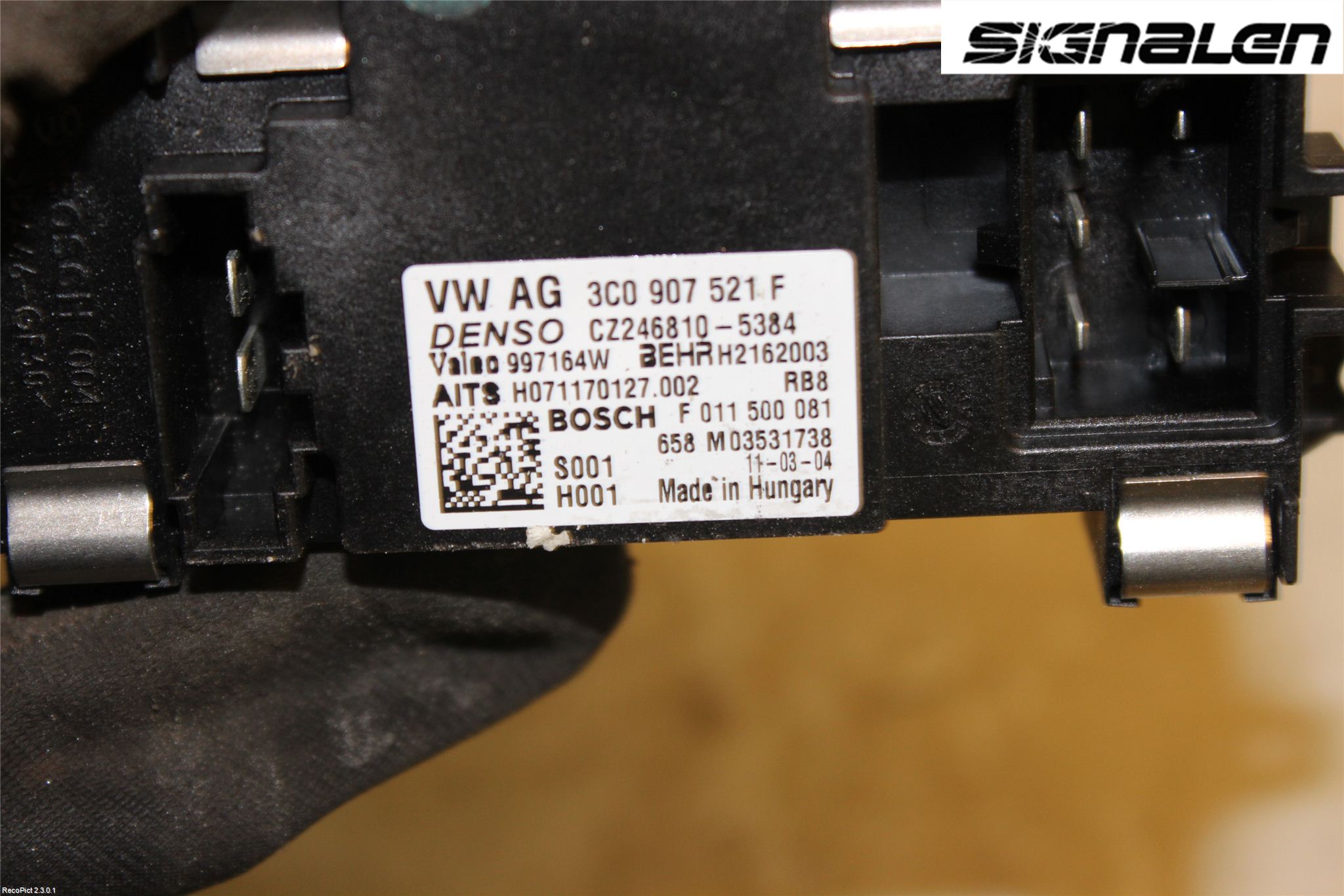 Volkswagen VW PASSAT 11-14 Värmefläktsmotstånd