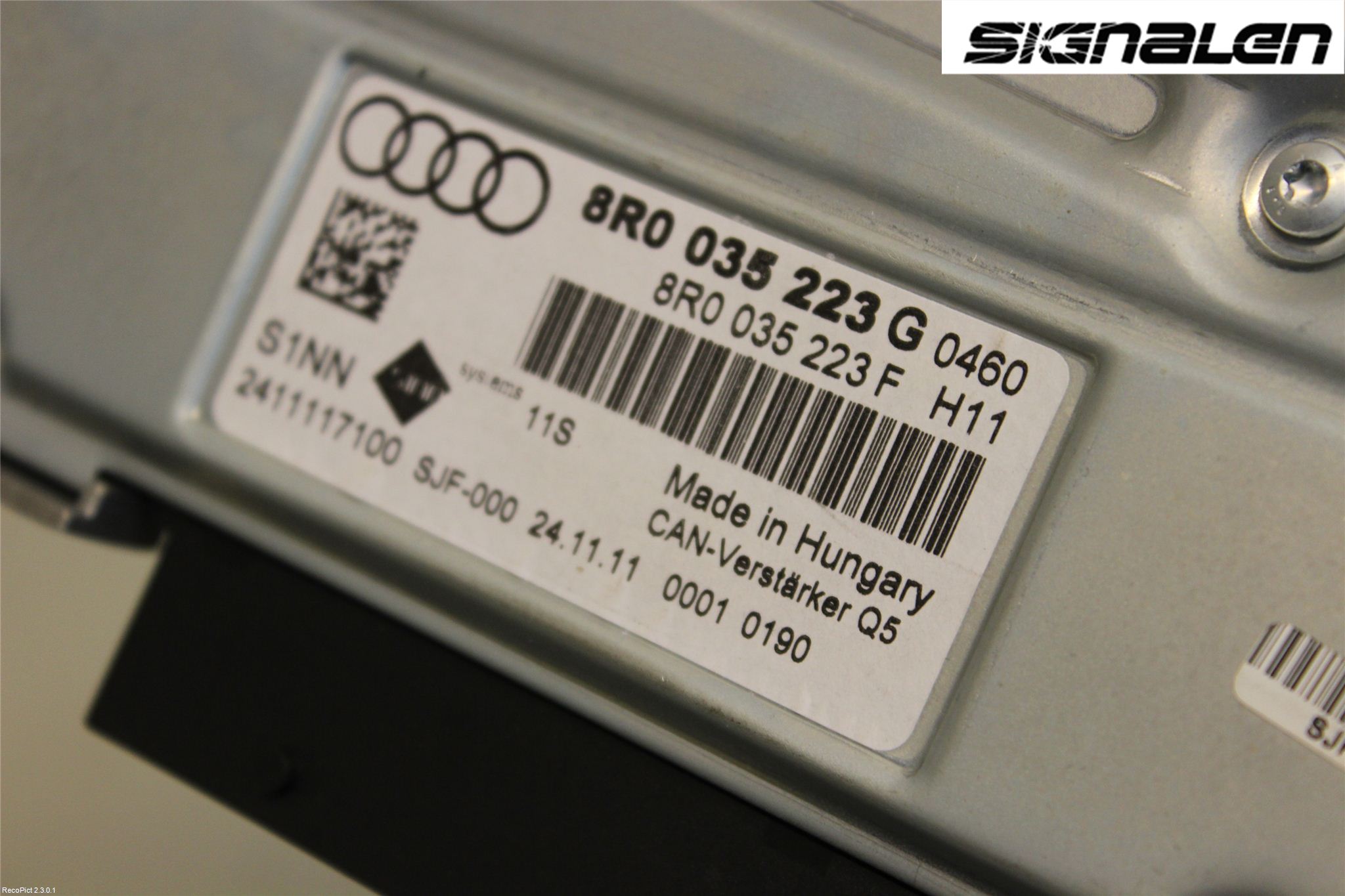 Audi Q5 09-16 Radio-Stereo Förstärkare