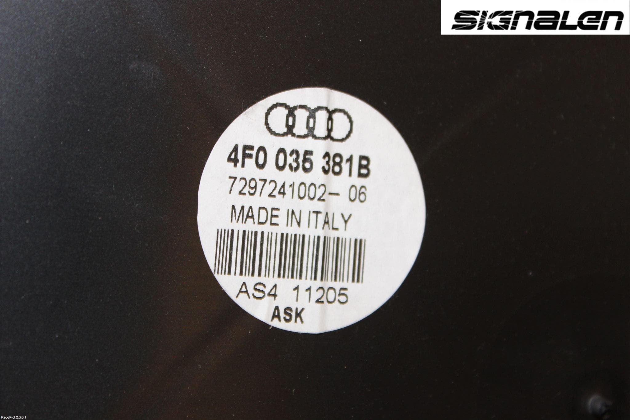 Audi A6/S6 05-11 Högtalare