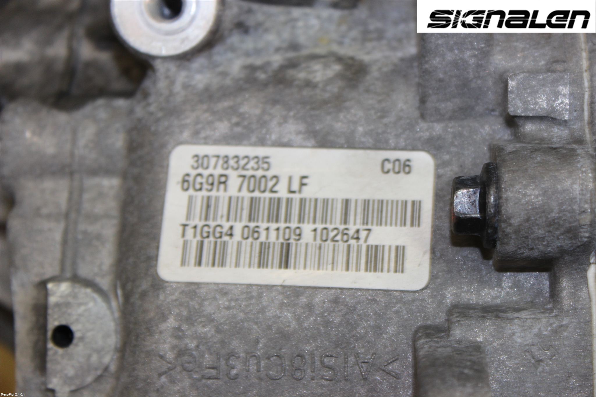 Volvo V70 08-13 Växellåda Man 6 Vxl