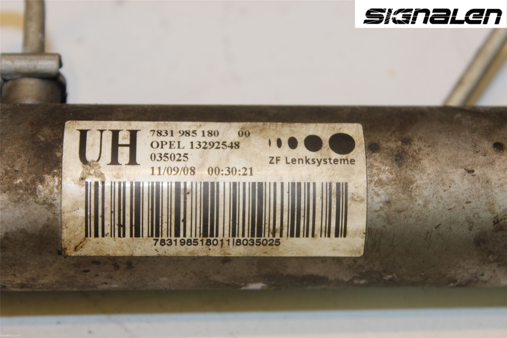 Opel ZAFIRA B 06-14 Styrväxel Servo -Snäcka