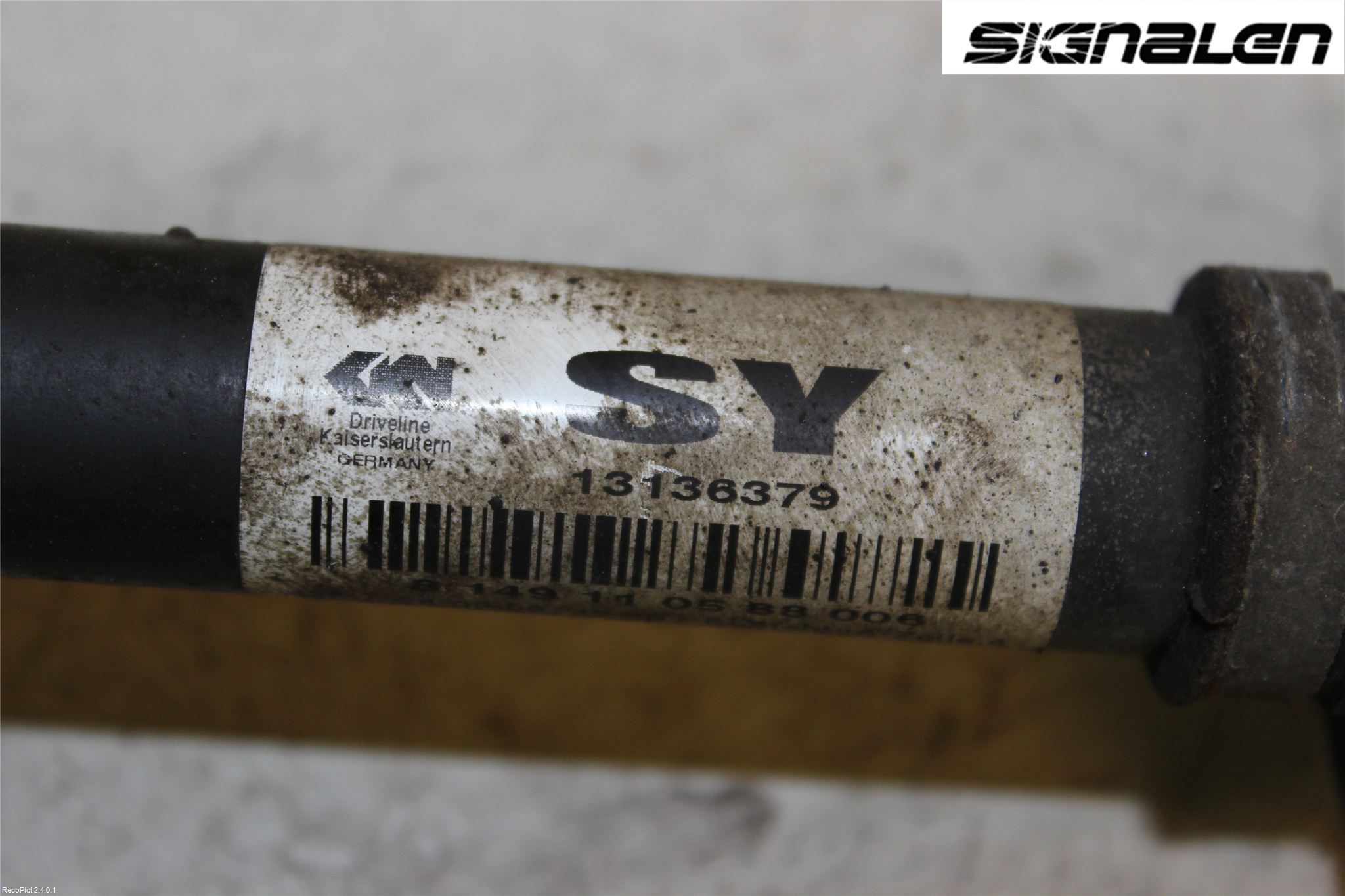 Opel ASTRA H 04-12 Drivaxel Fram Vänster