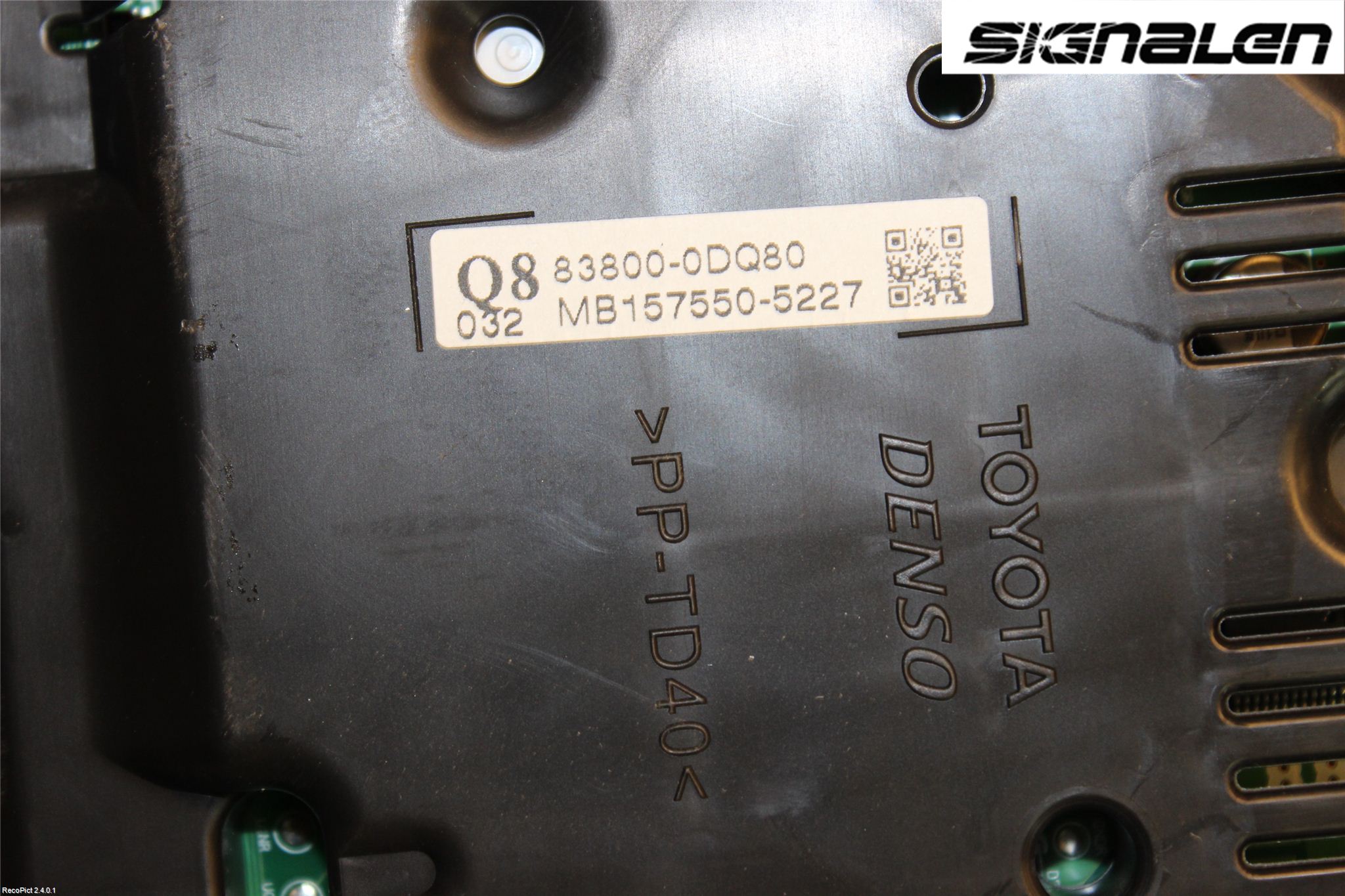 Toyota YARIS XP130 12-14 Instrument Komb