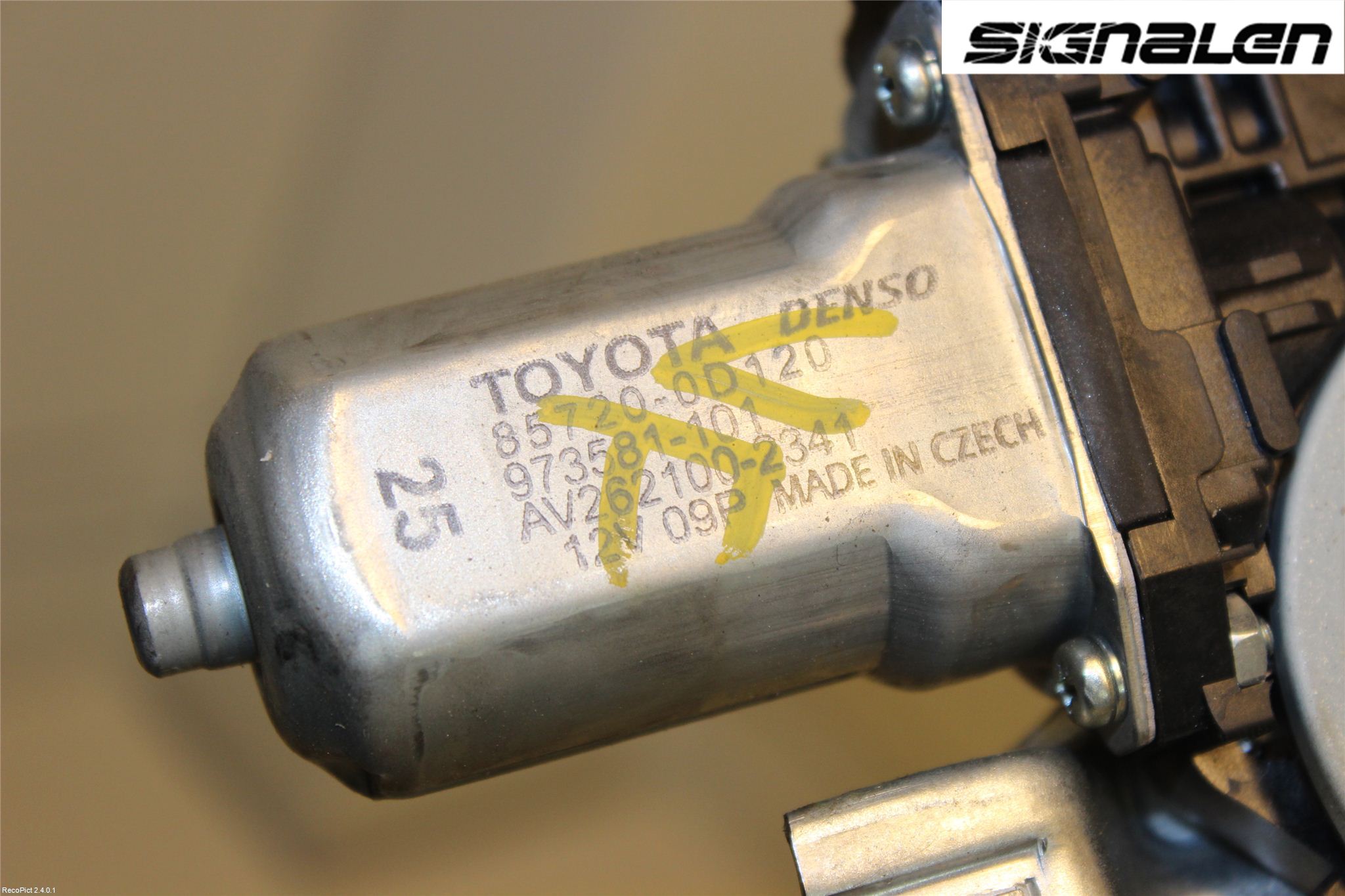 Toyota YARIS XP130 12-14 Fönsterhiss El Kompl