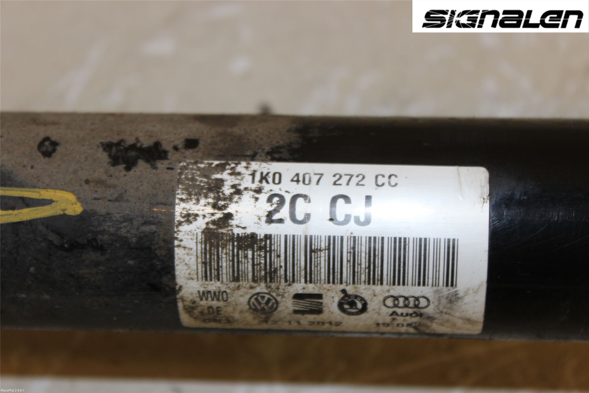 Volkswagen VW GOLF PLUS/CROSS GOLF 04-14 Drivaxel Fram Höger