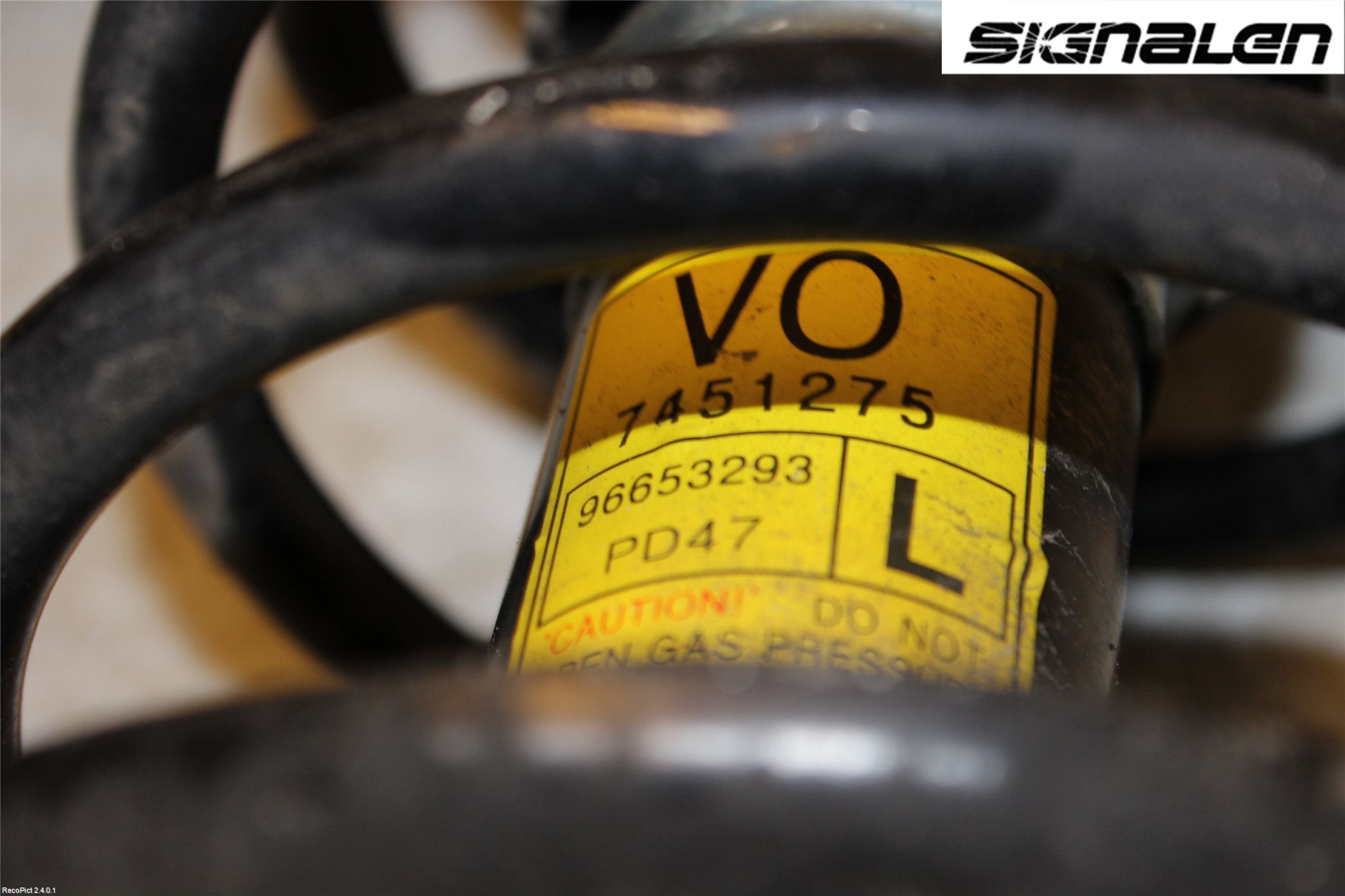 Chevrolet AVEO Fjäderben Fram Vänster