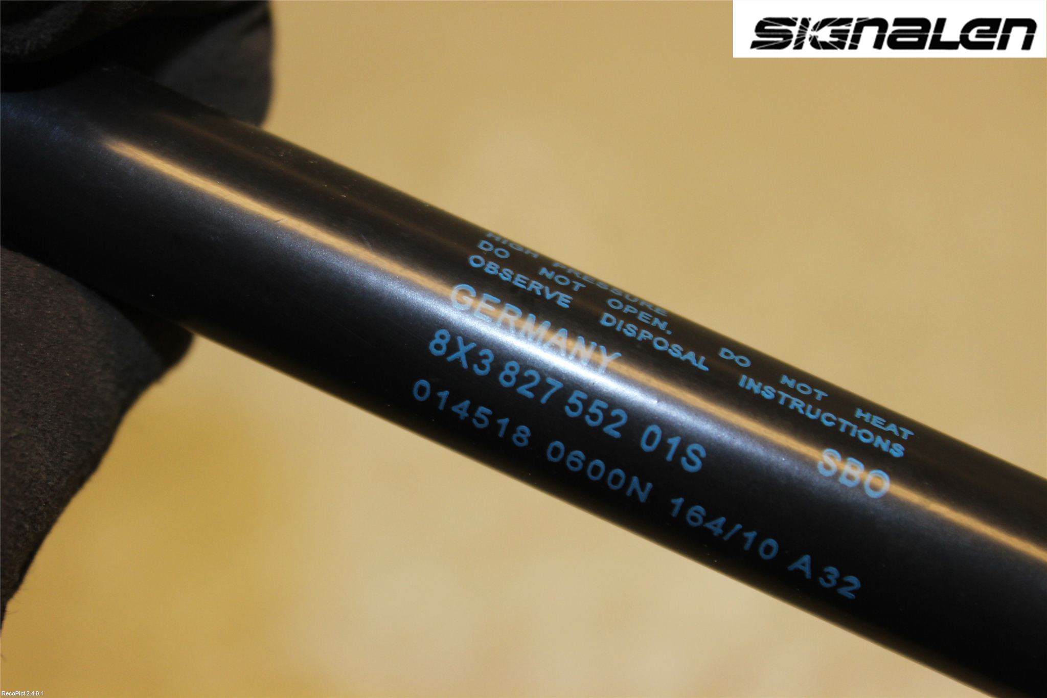 Audi A1/S1 11-18 Gasfjäder Baklucka