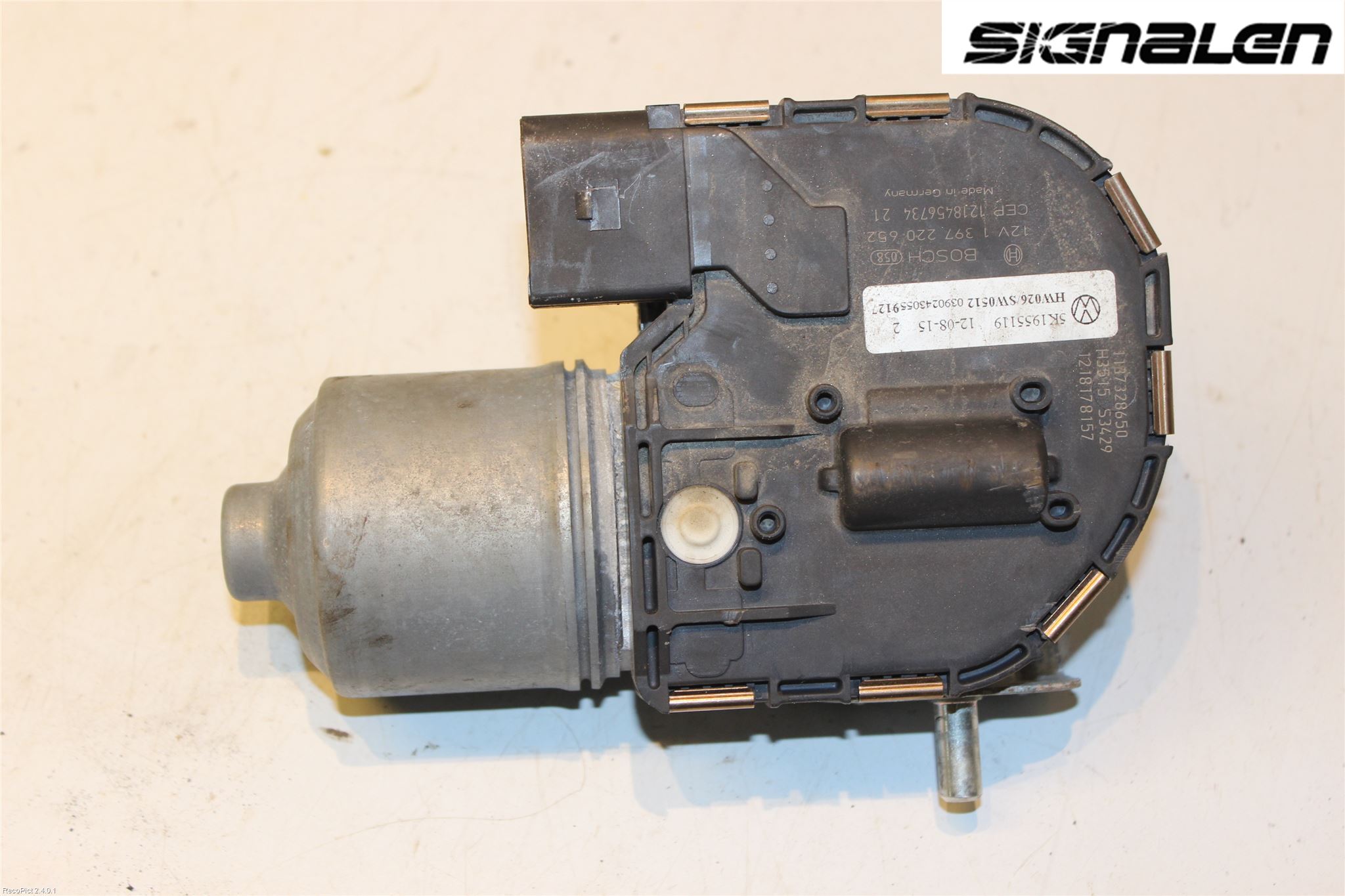 Volkswagen VW GOLF VI 09-13 Torkarmotor Vindruta