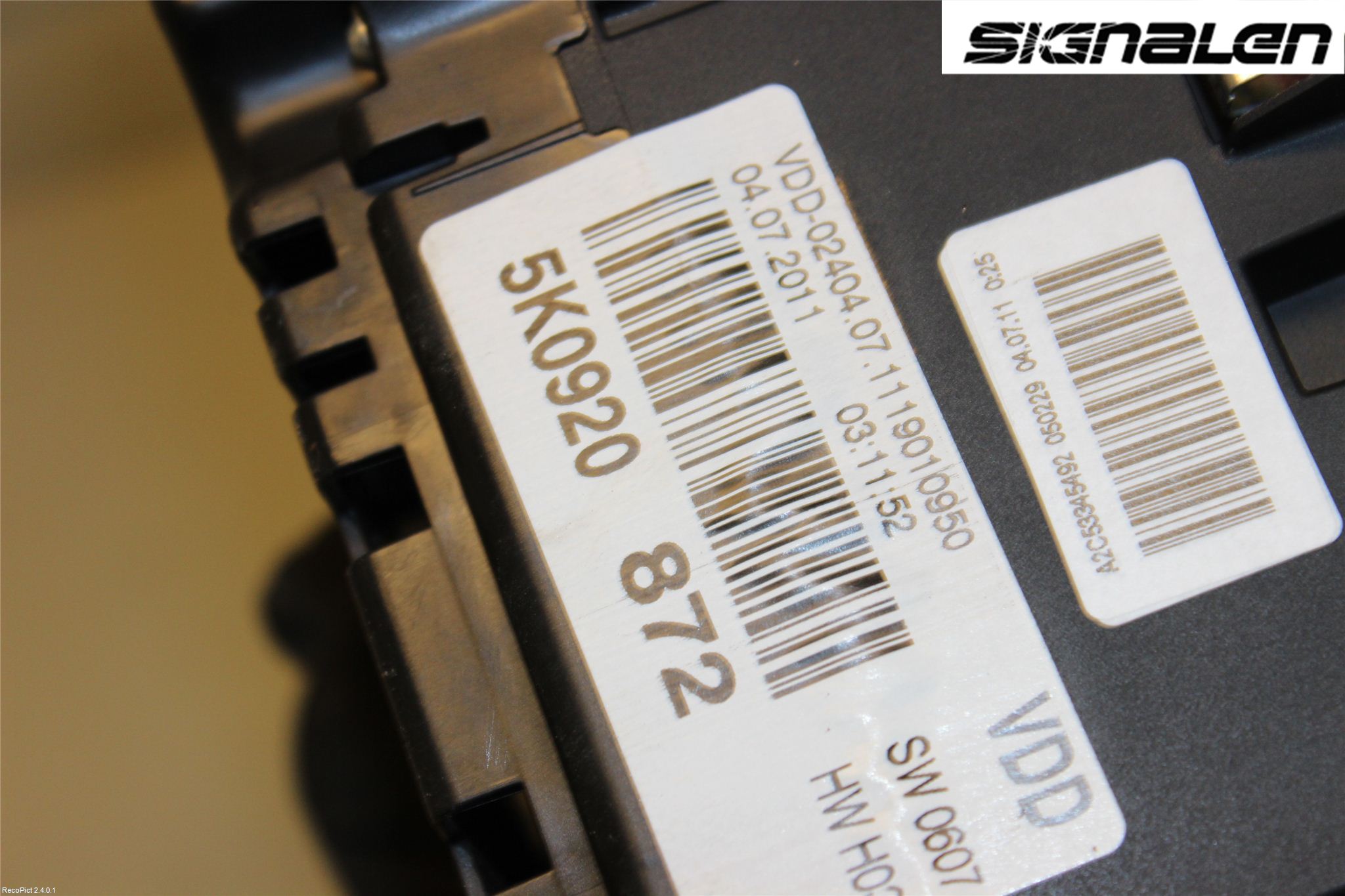 Volkswagen VW GOLF VI 09-13 Instrument Komb