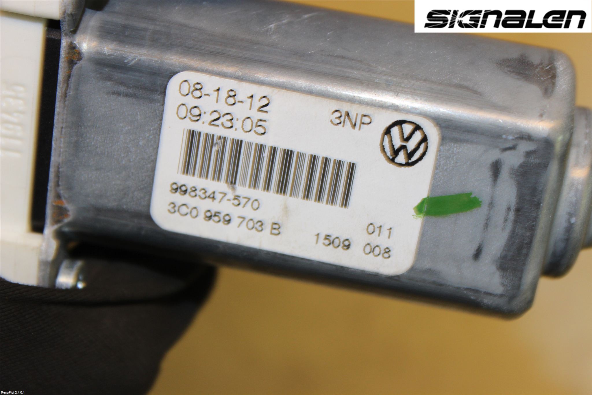 Volkswagen VW GOLF VI 09-13 Fönsterhissmotor