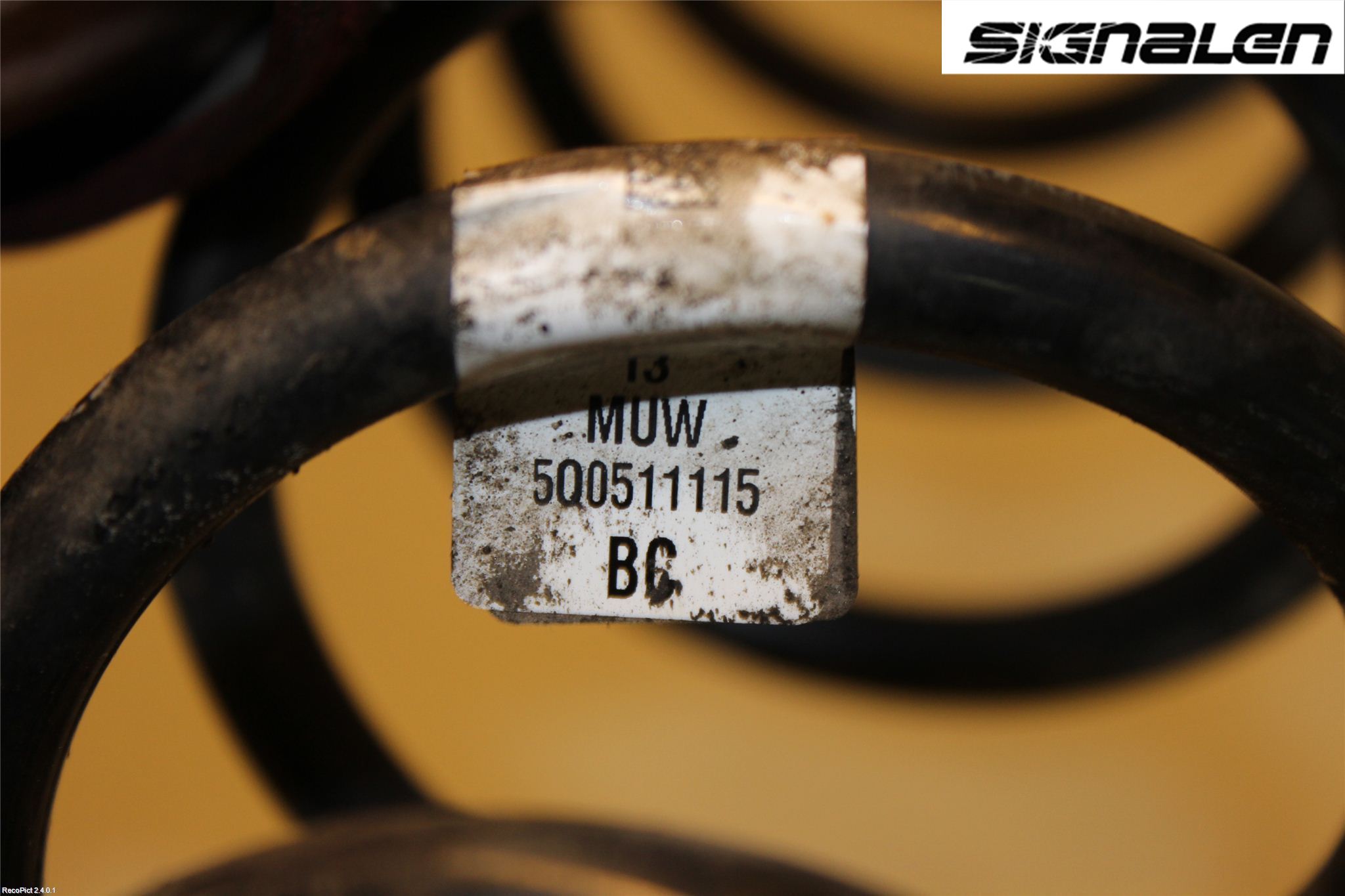 Volkswagen VW GOLF / E-GOLF VII 13-20 Fjäder Bak