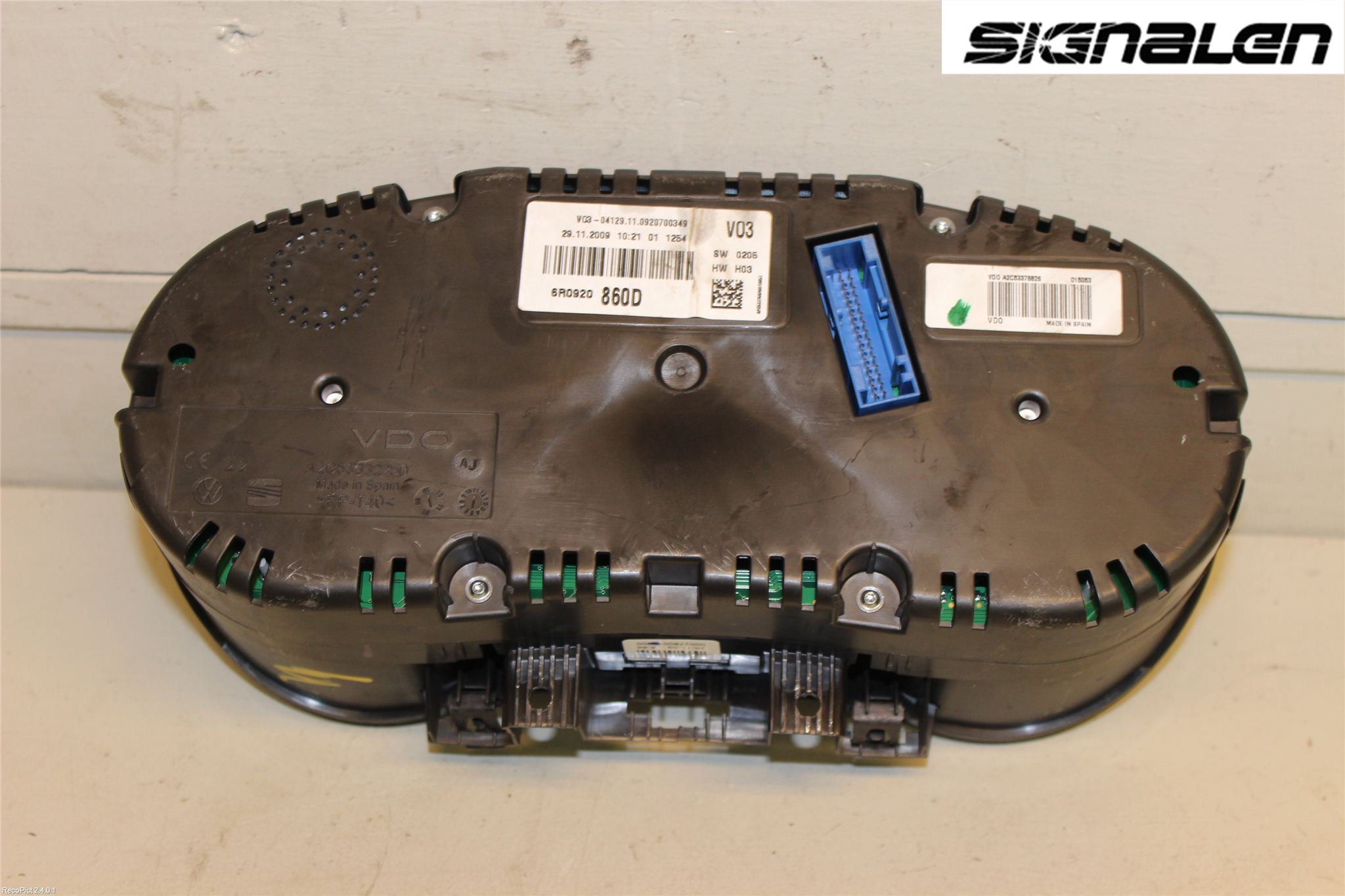 Volkswagen VW POLO 10-17 Instrument Komb