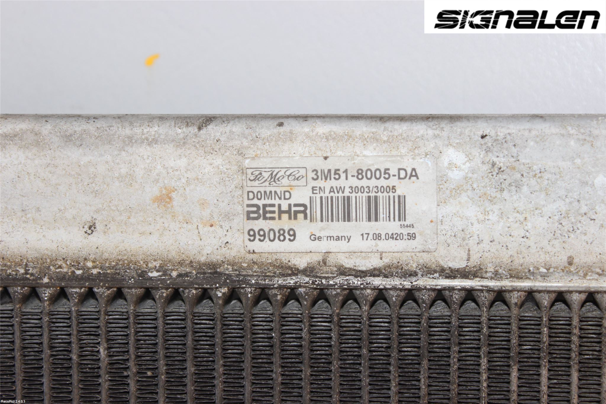 Volvo V50 04-07 Kylare Man